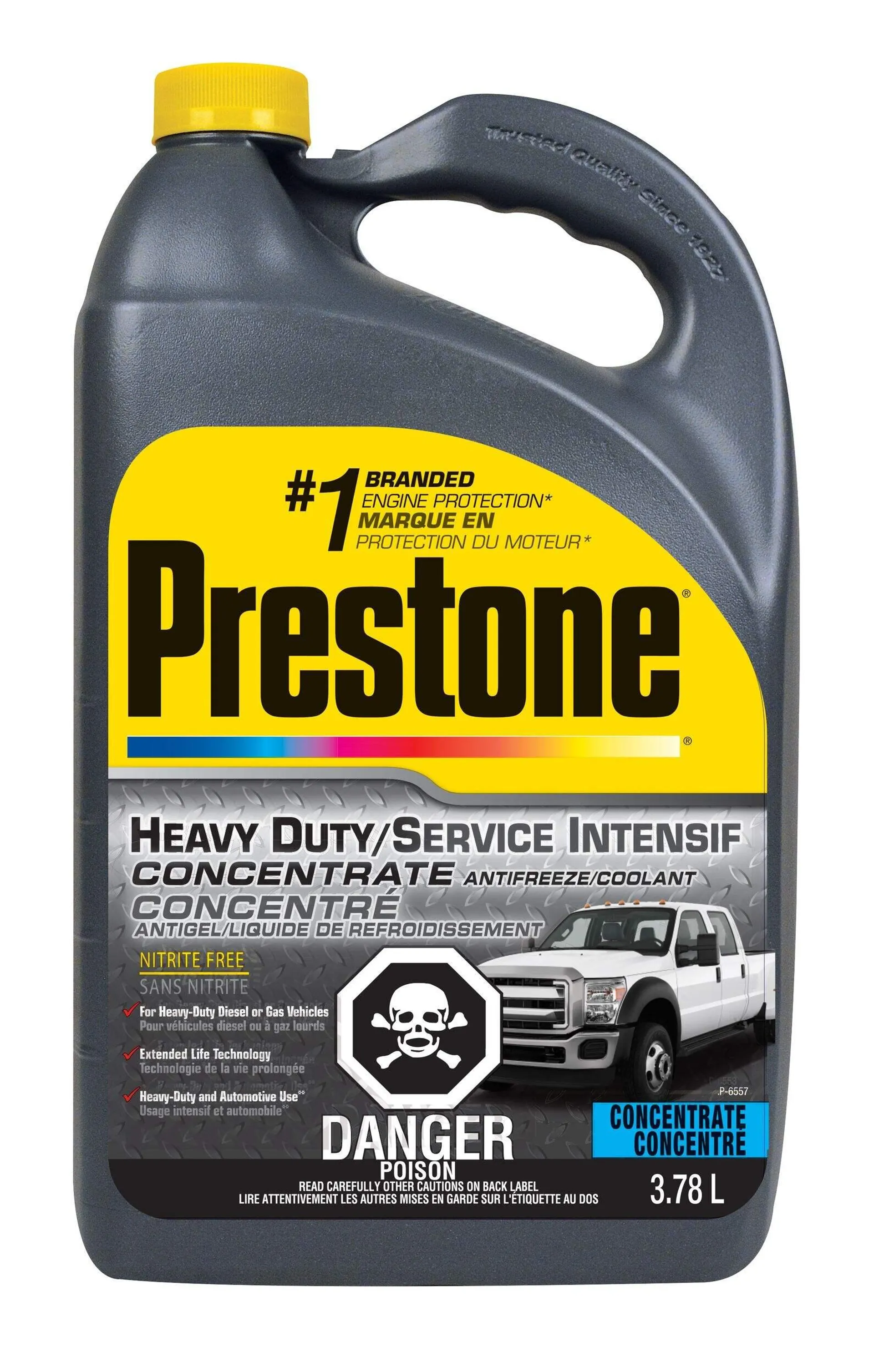 Antigel + liquide de refroidissement concentré Prestone® pour camionnettes et VUS, service intense, 3,78 L