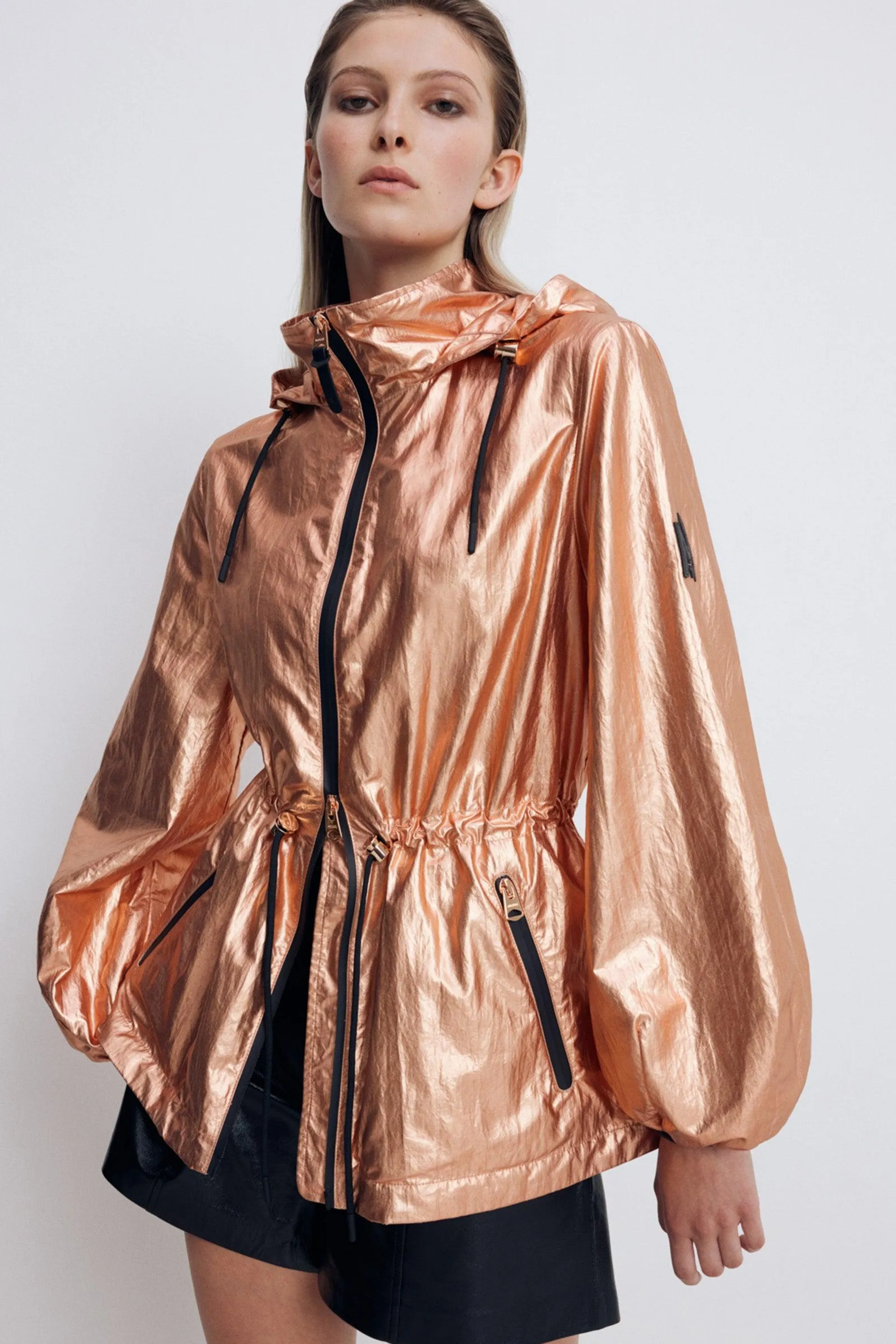 ISHA Rain Jacket with Balloon Sleeves