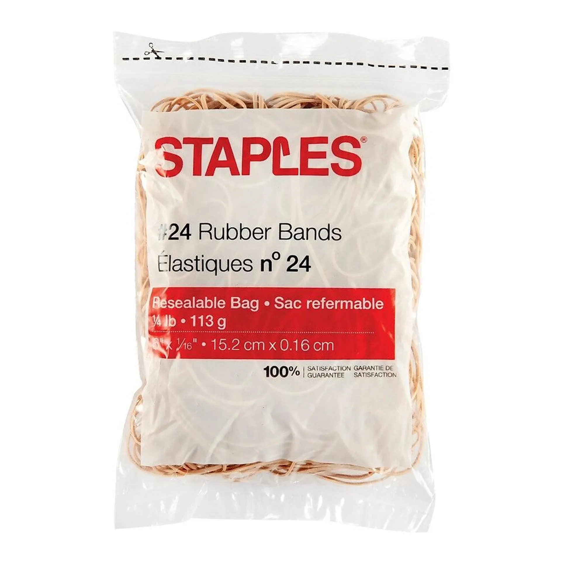 Staples - Bandes élastiques économiques format nº 24