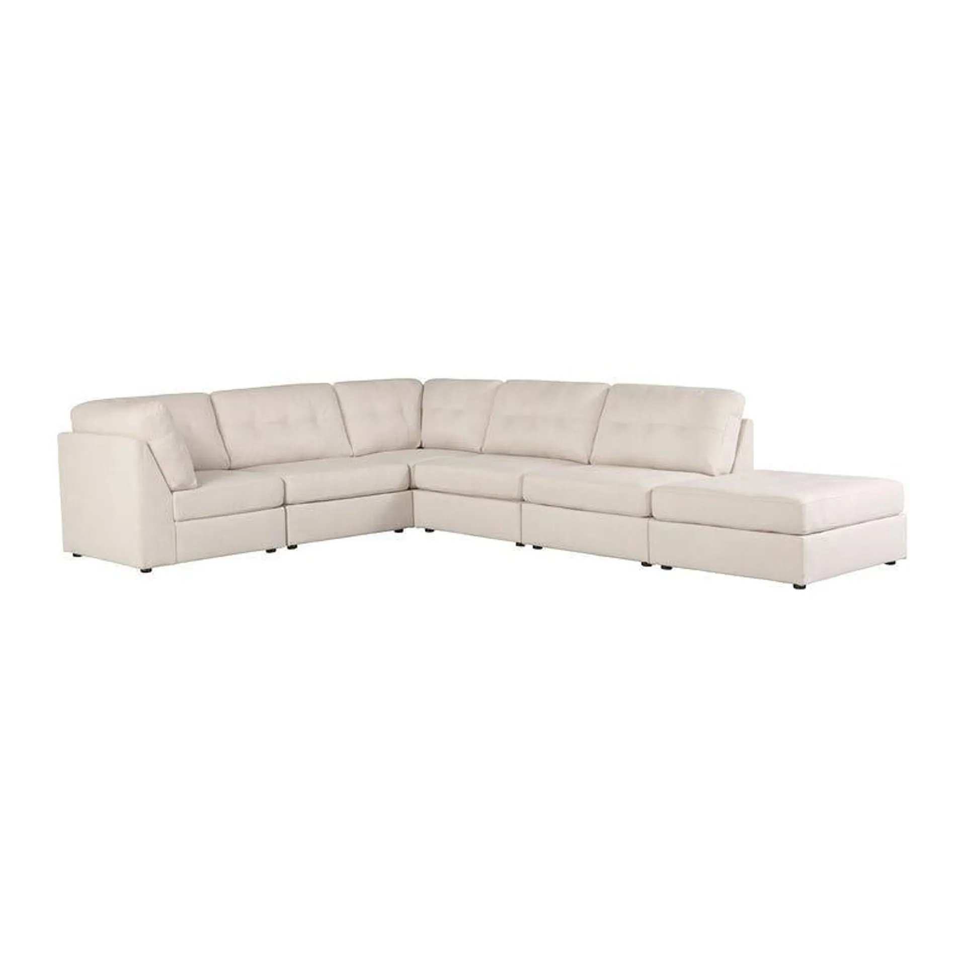 Sectionnel modulaire avec ottoman - 6 mcx