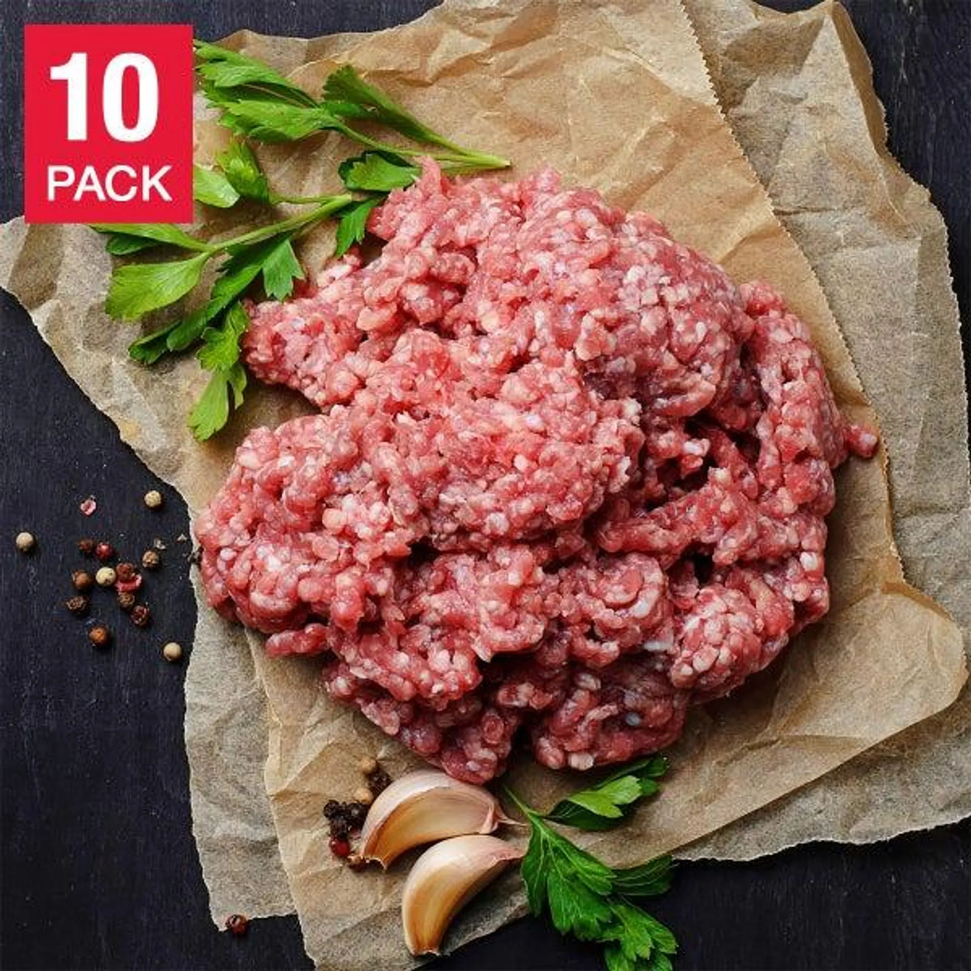 Berkshire Sired Ground Pork 454 g (1 lb) x 10 pack