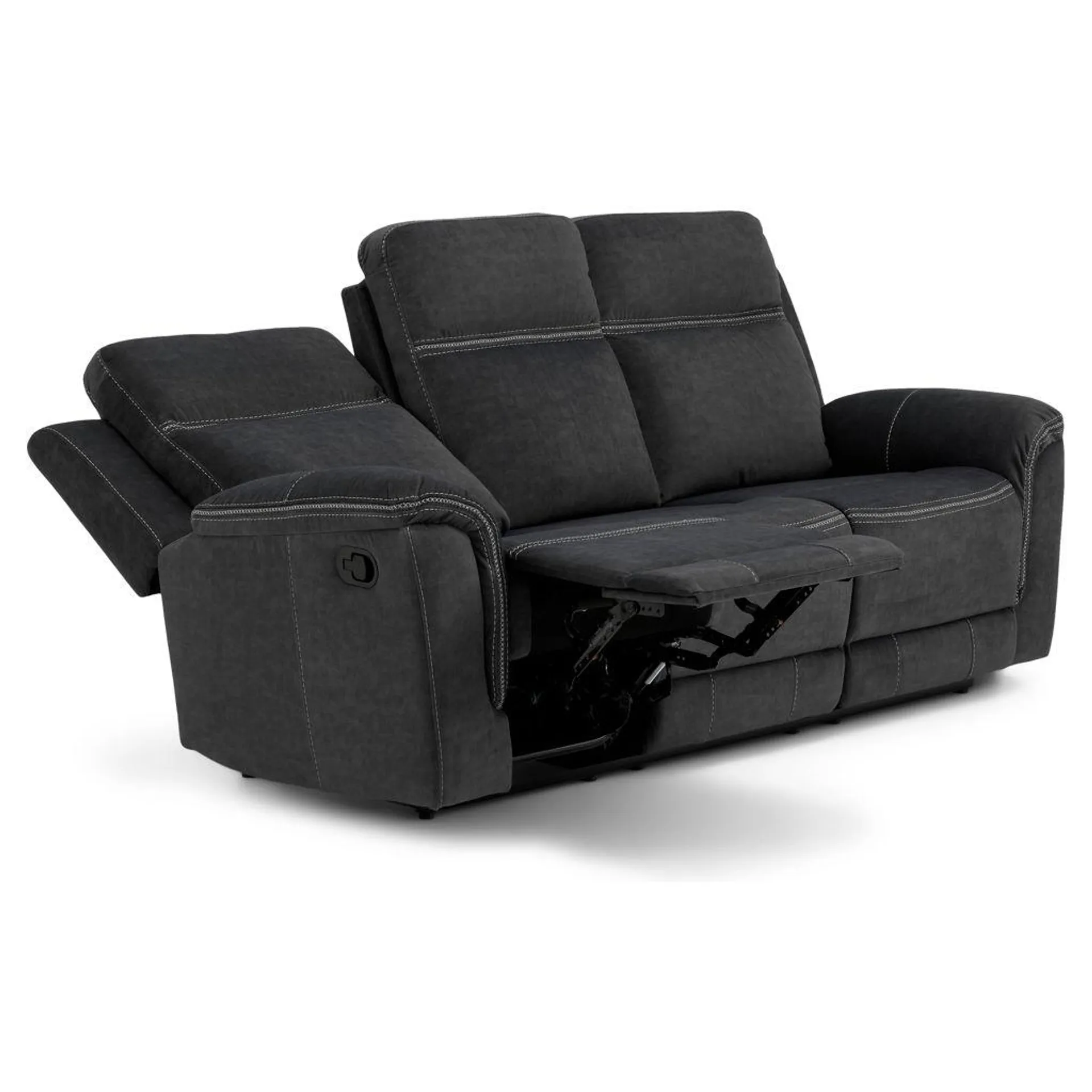 Sofa inclinable avec console porte-gobelets intégrée - Woody