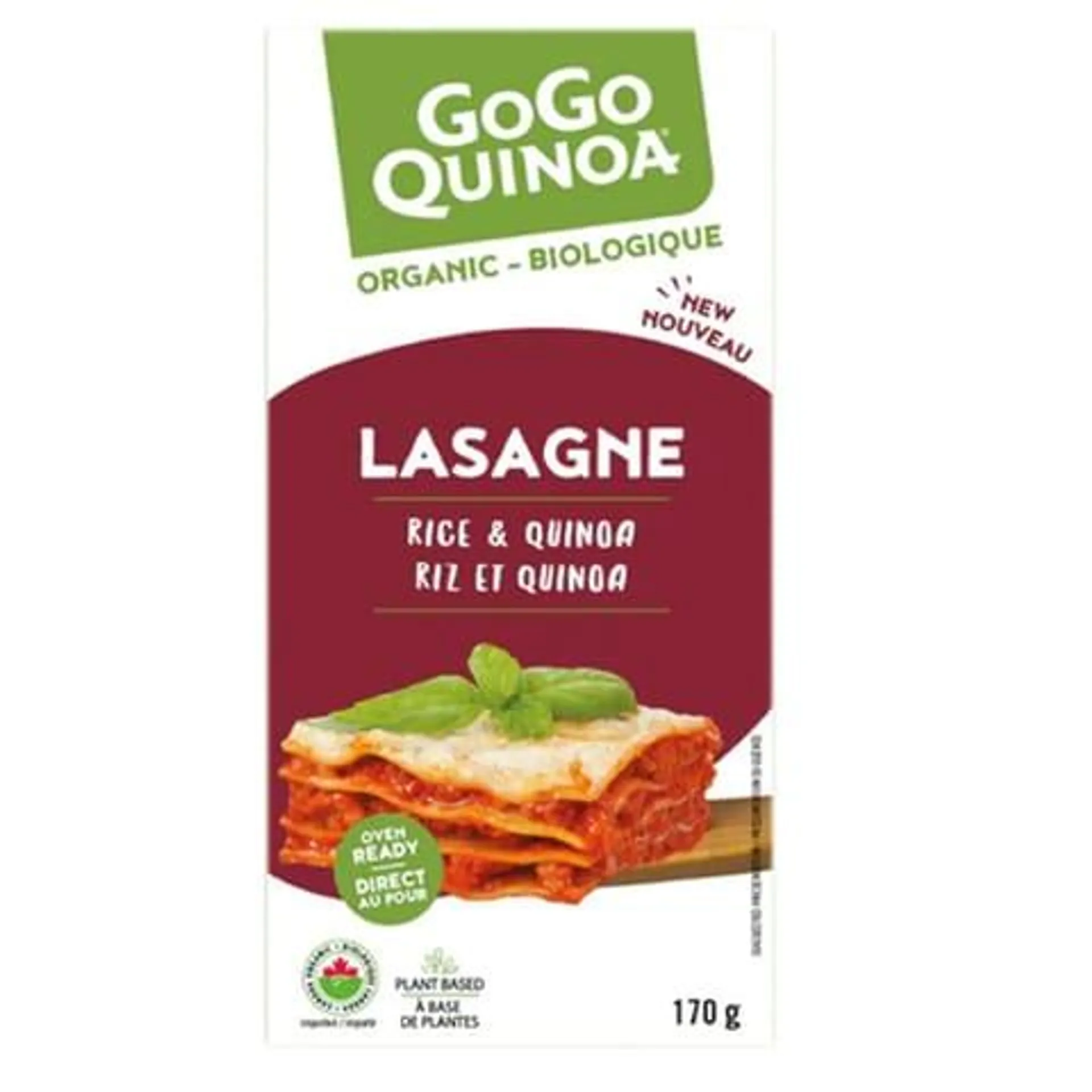 Pâtes biologiques - Lasagne riz et quinoa