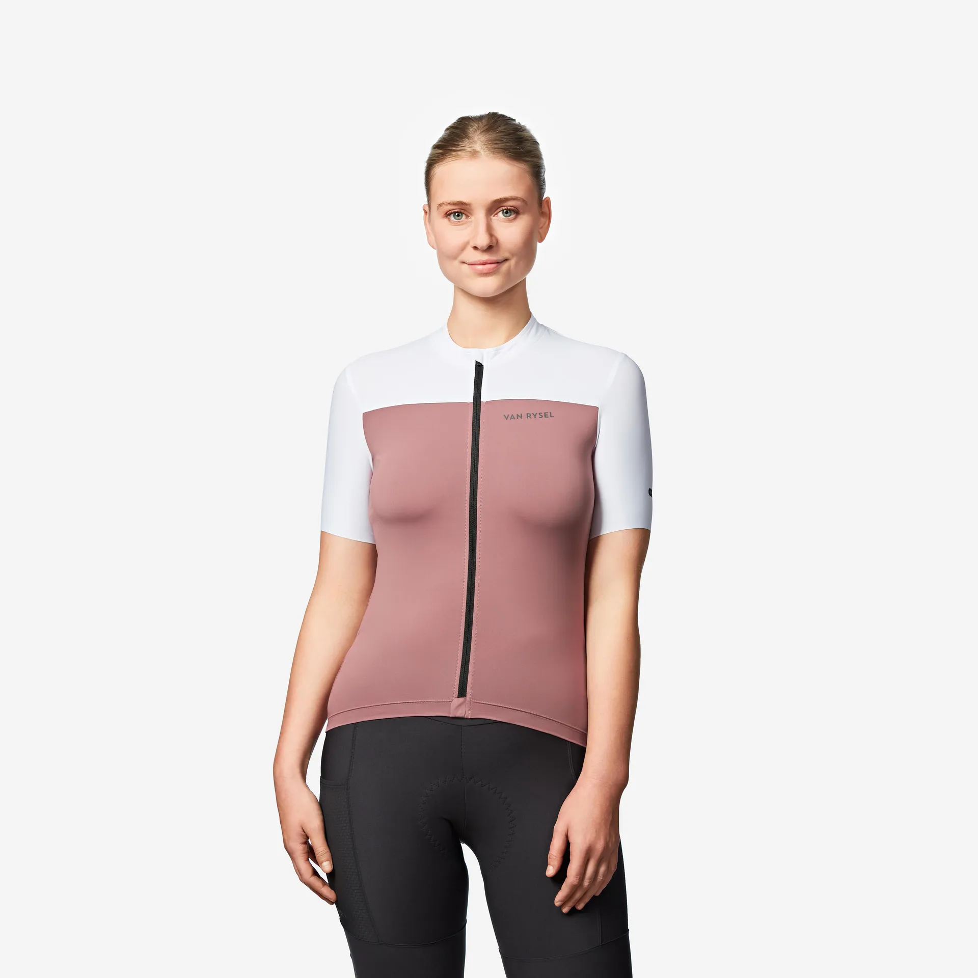 Maillot de vélo de route à manches courtes ajusté femme – EDR 2