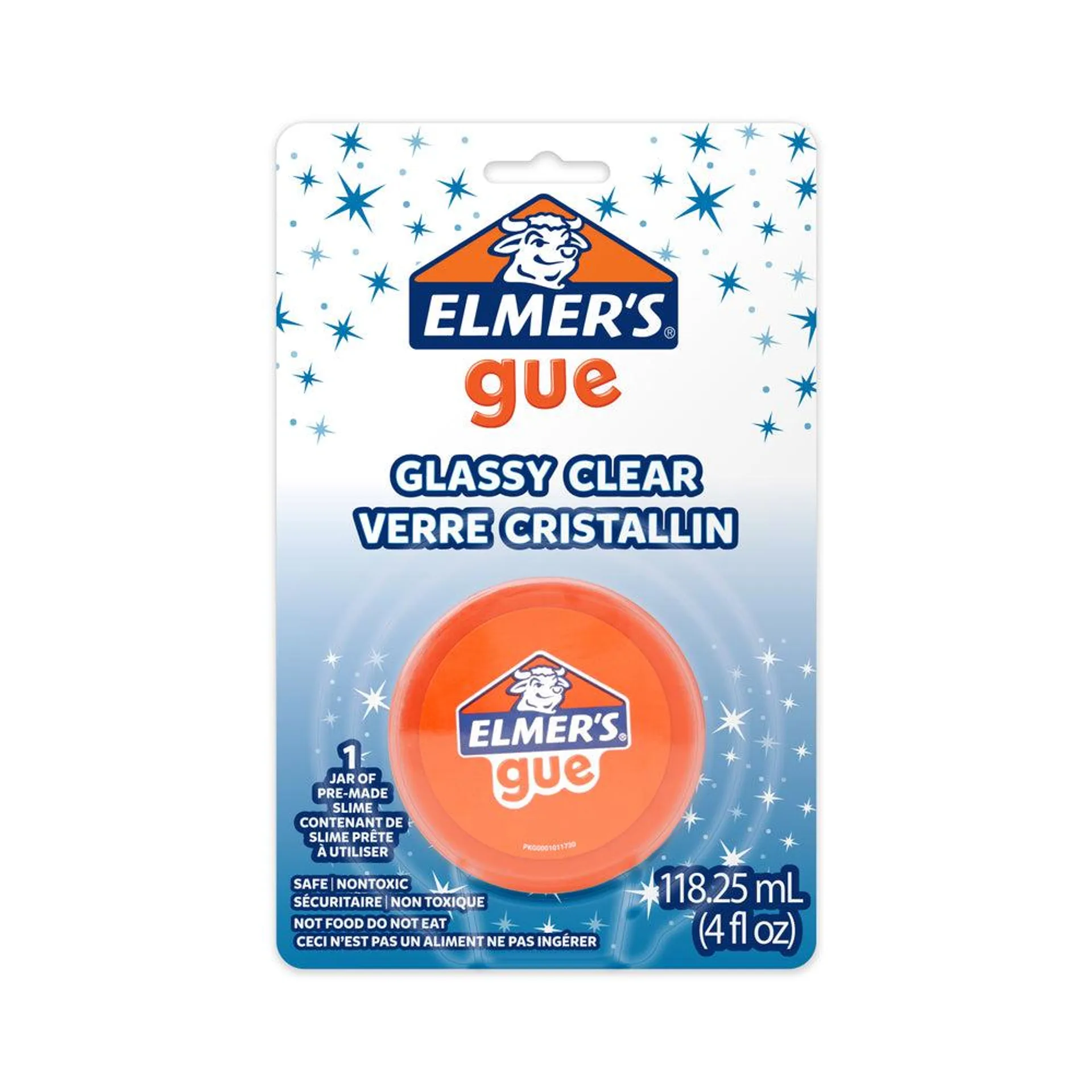 Elmer's - Gue d’Elmer’s, slime préfabriquée - Verre transparent - 120 ml (4 oz)