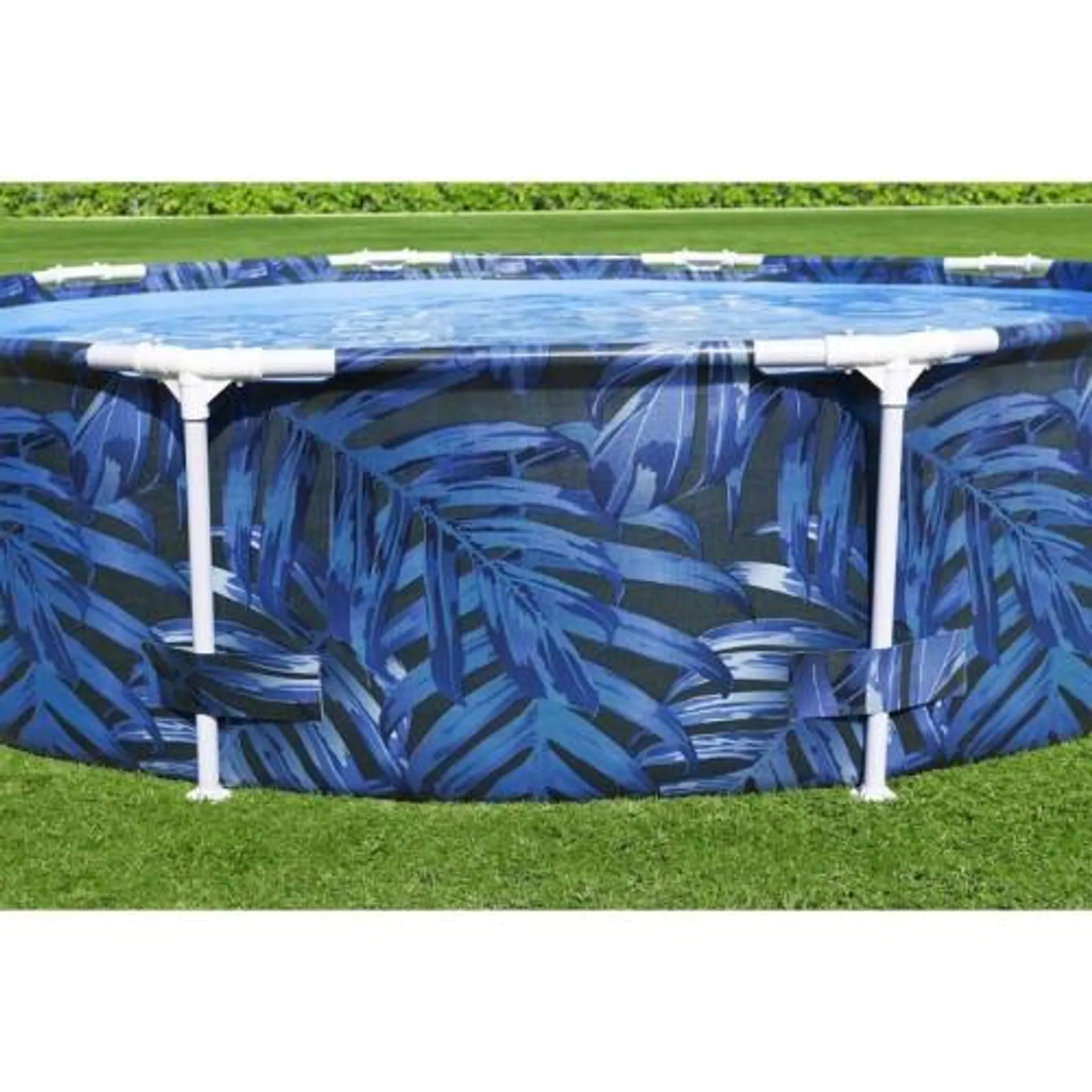 Bestway® Steel Pro® Piscine hors sol ronde , look botanique moderne 10' x 26''