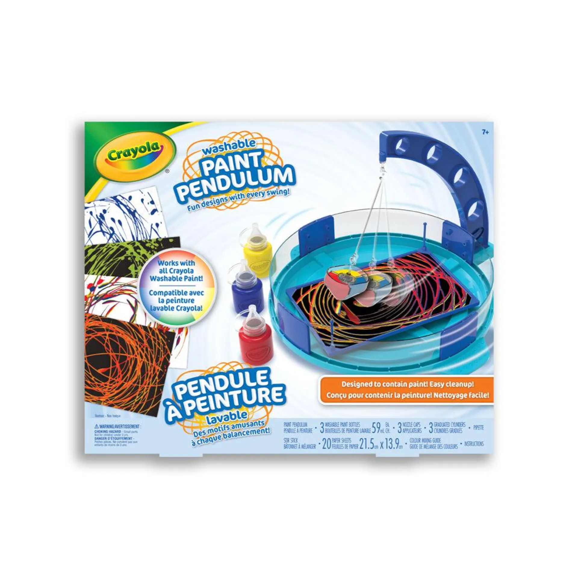 Crayola - Pendule de peinture lavable