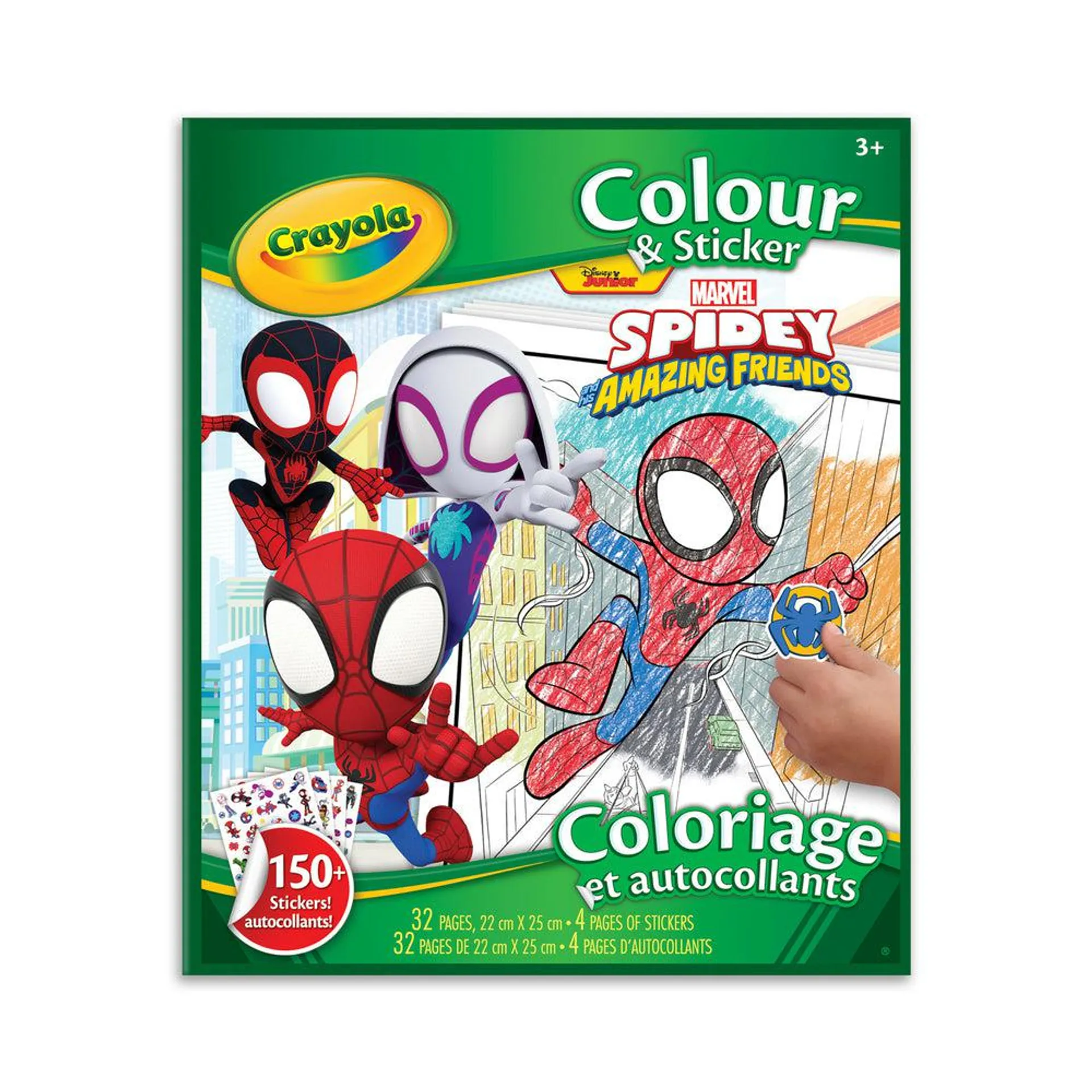 Crayola - Coloriage et autocollants - Spidey et ses amis extraordinaires