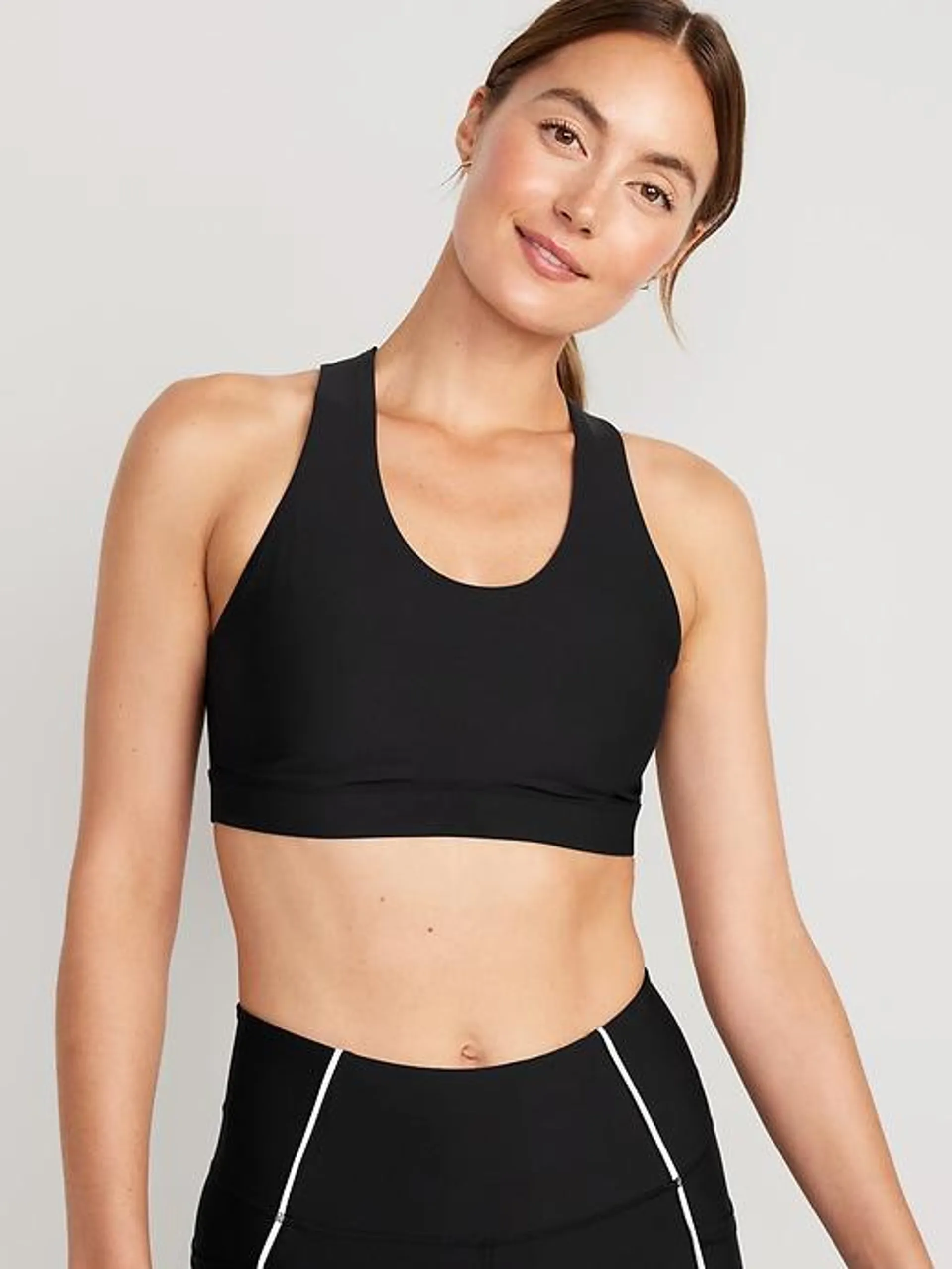 Medium Support PowerSoft Cross-Strap Sports Bra