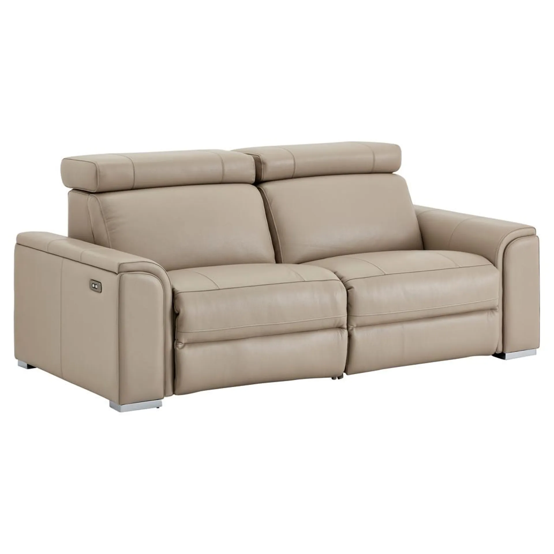 Sofa condo inclinable motorisé en cuir