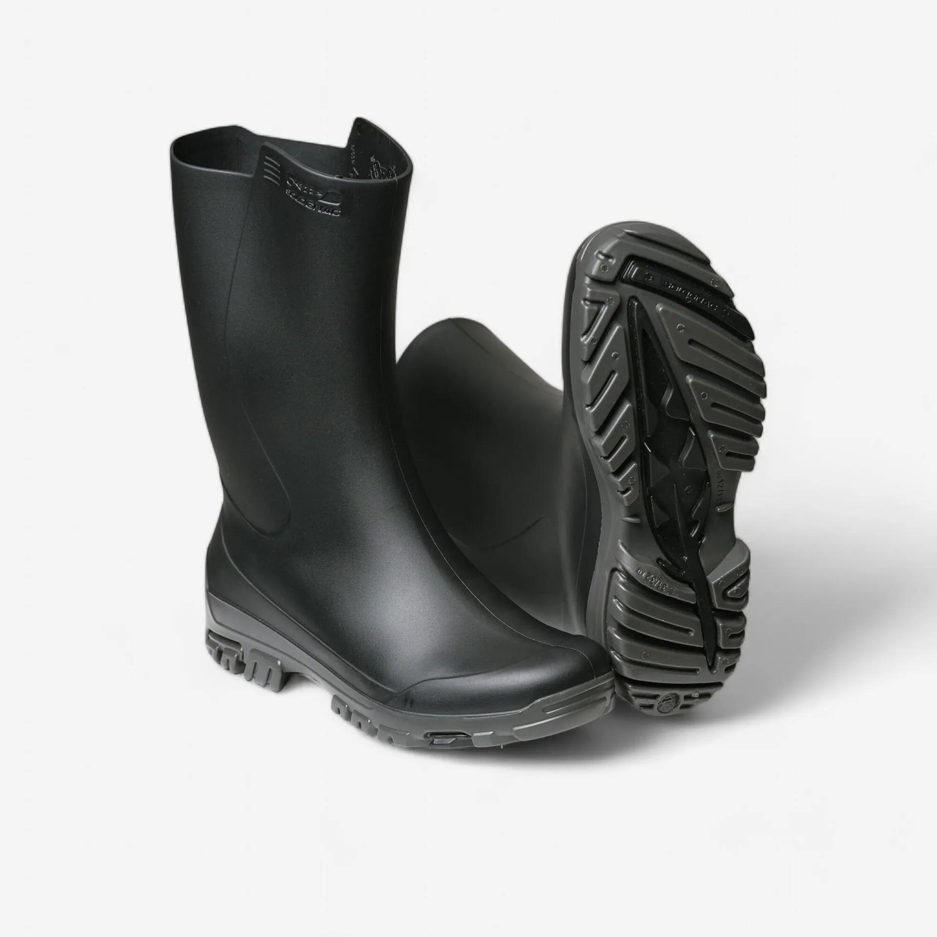 Bottes de pluie de chasse enfant - PVC100 Noir