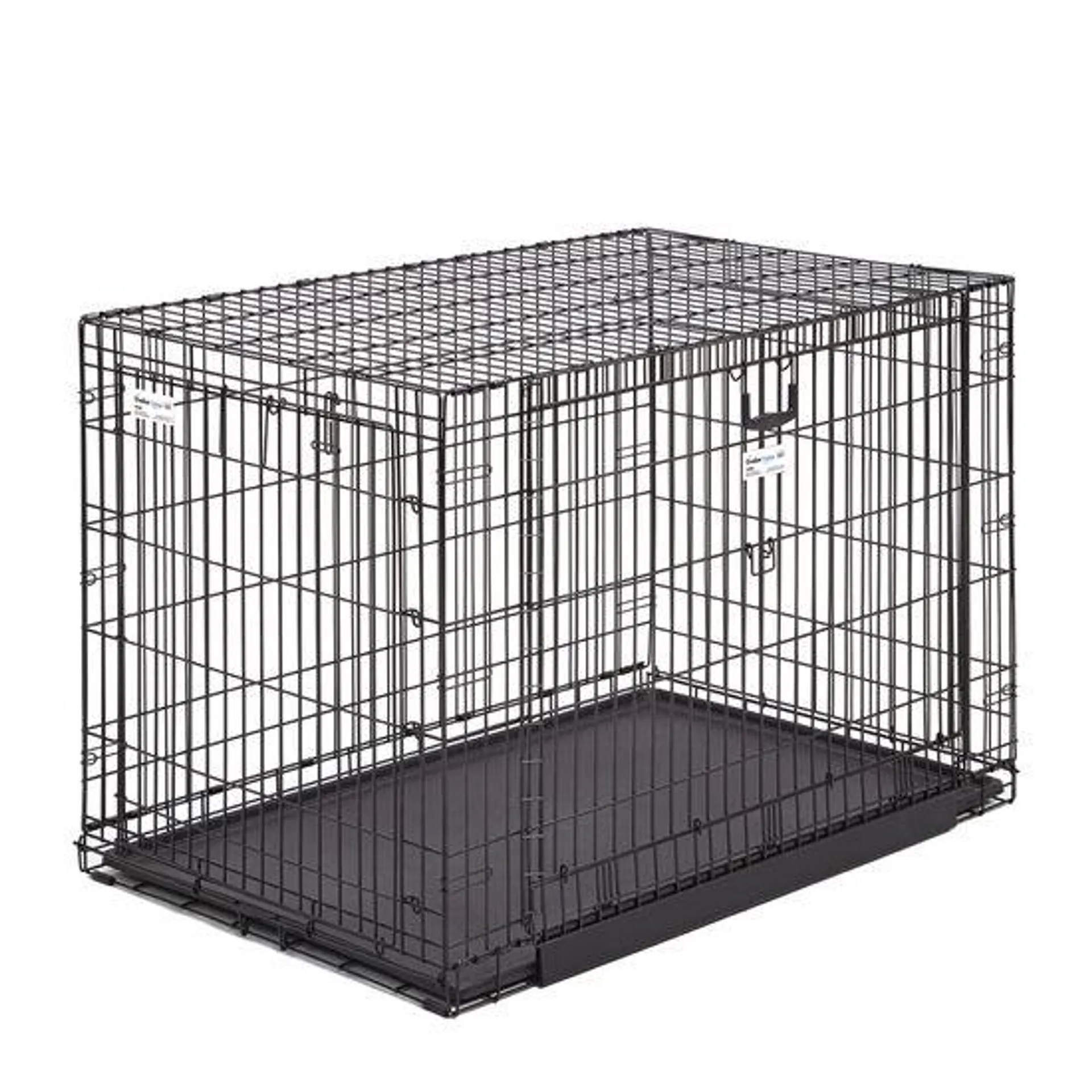 Cage à deux portes pour chiens