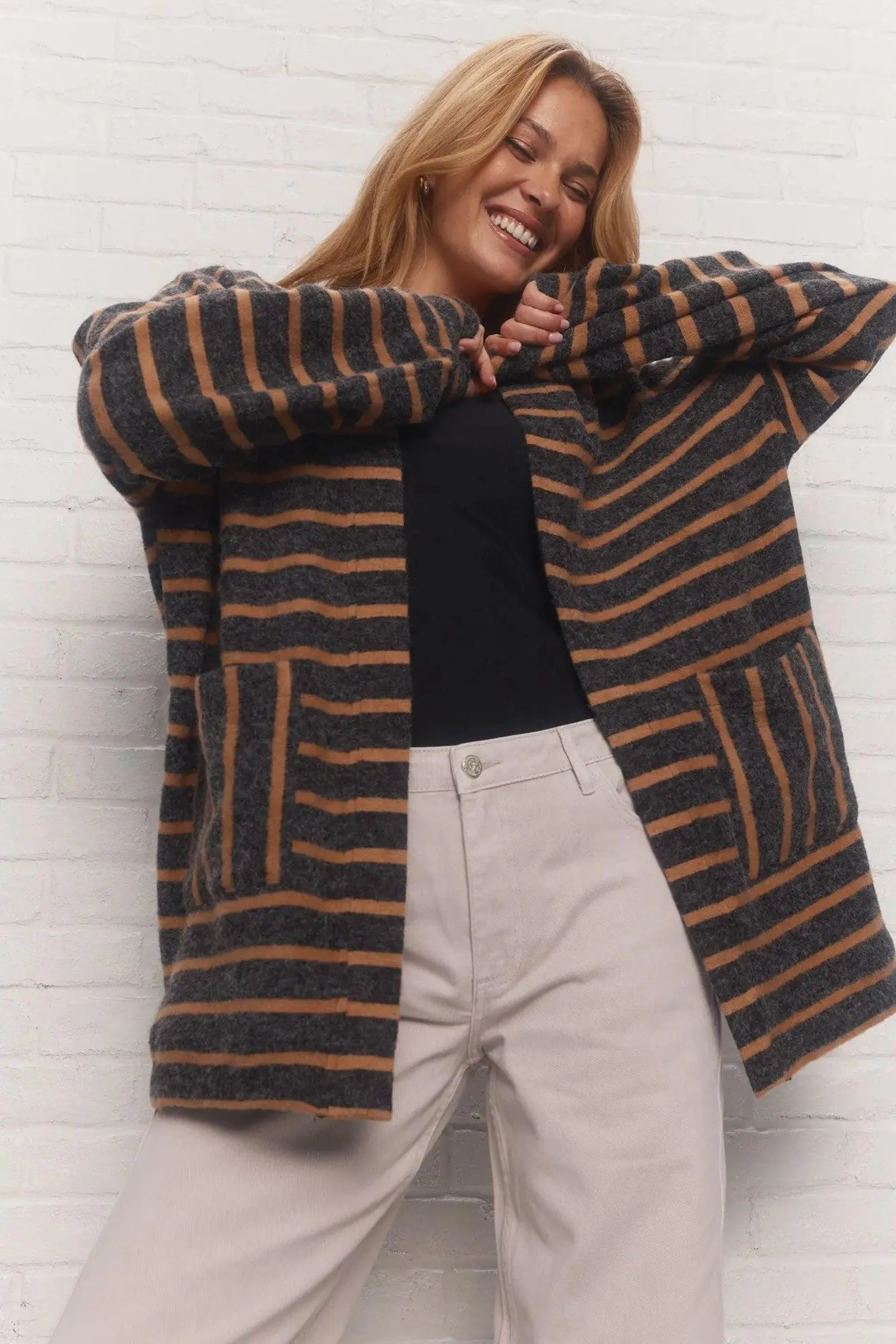 Dougan | Veste lignée ample