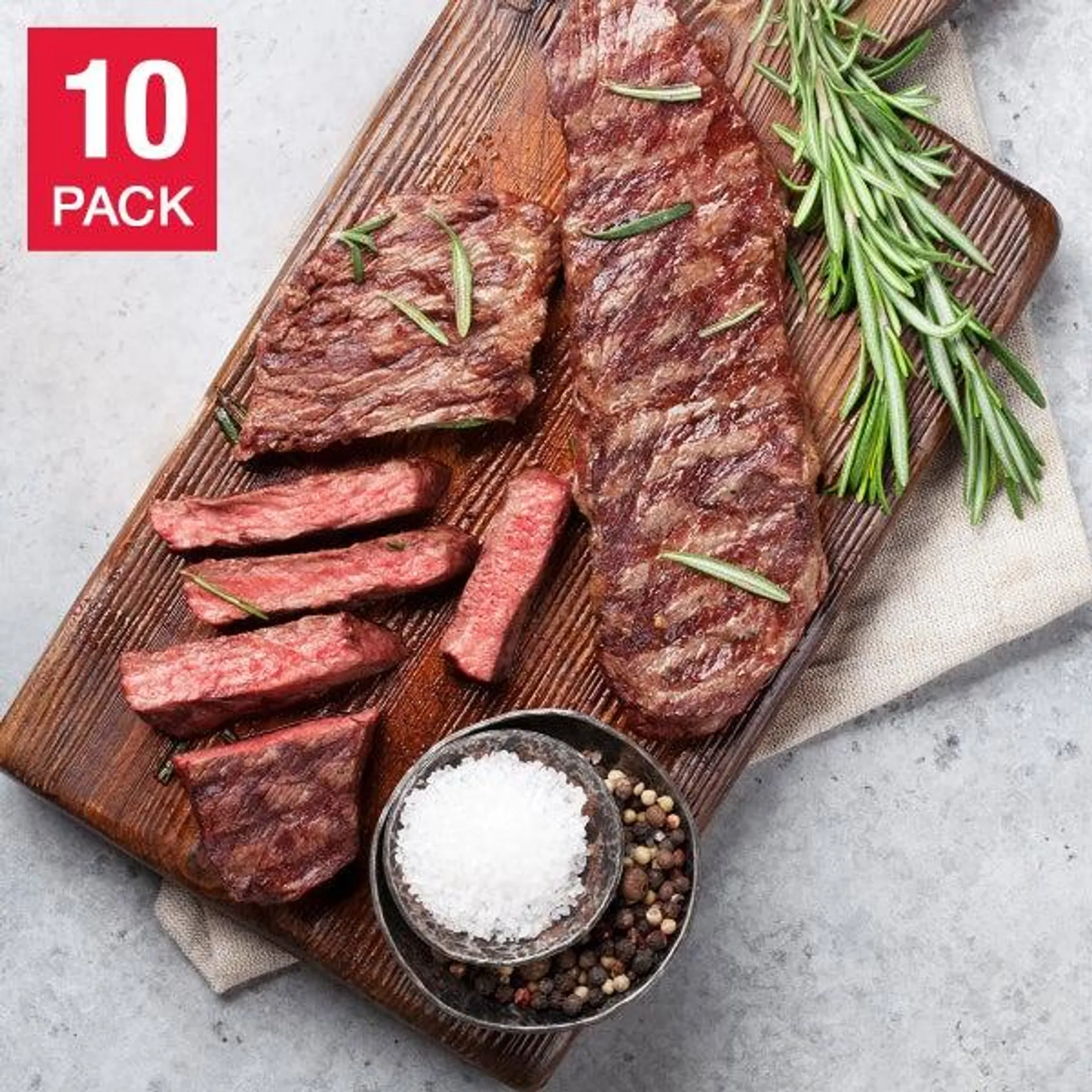 Northfork Meats Bison Striploin 226.8 g (8 oz) x 10 pack