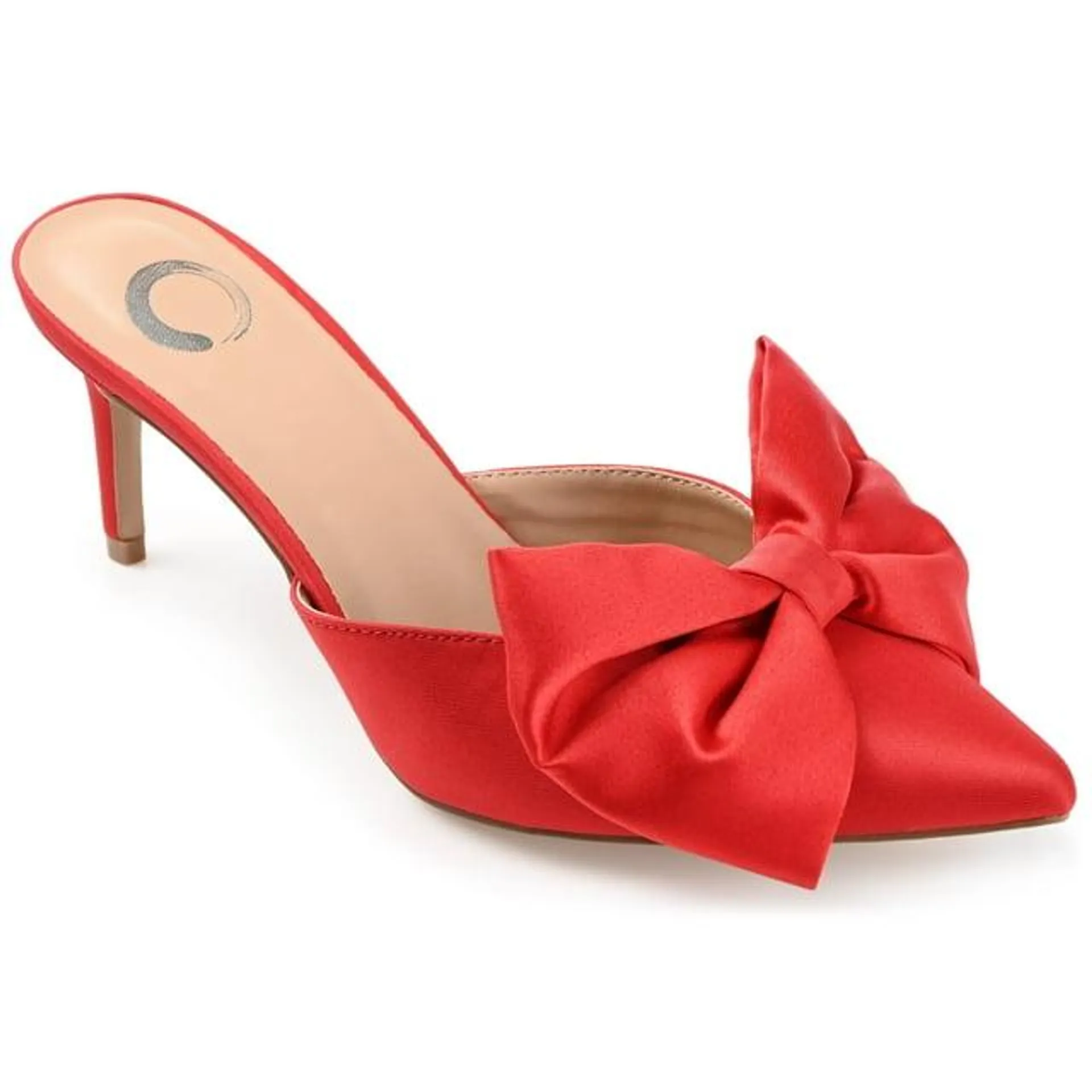 Journee Collection Womens Tiarra Mules Mid Stiletto Pointed Toe Pumps, Widths Available