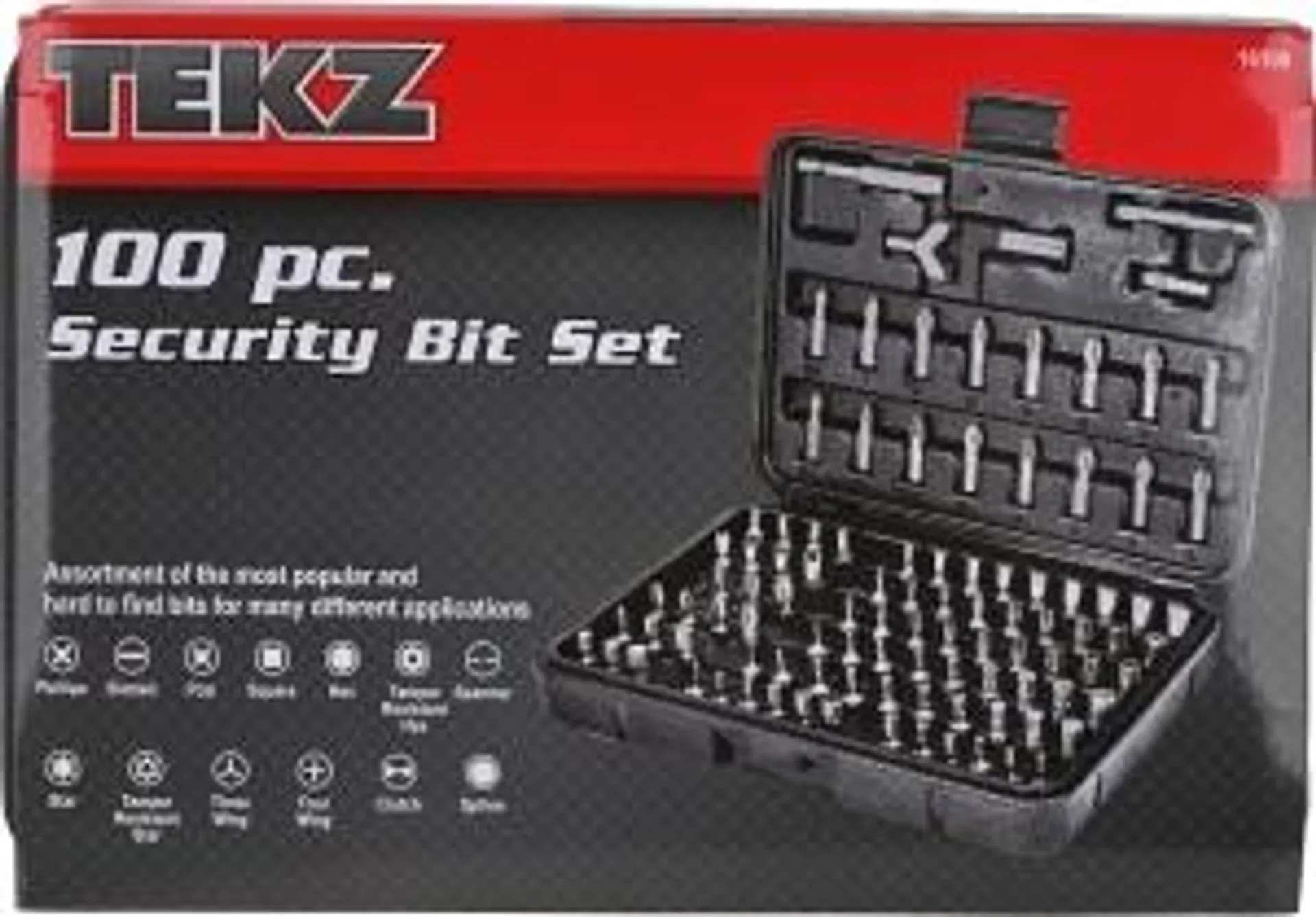 100 pc Security Bit Set