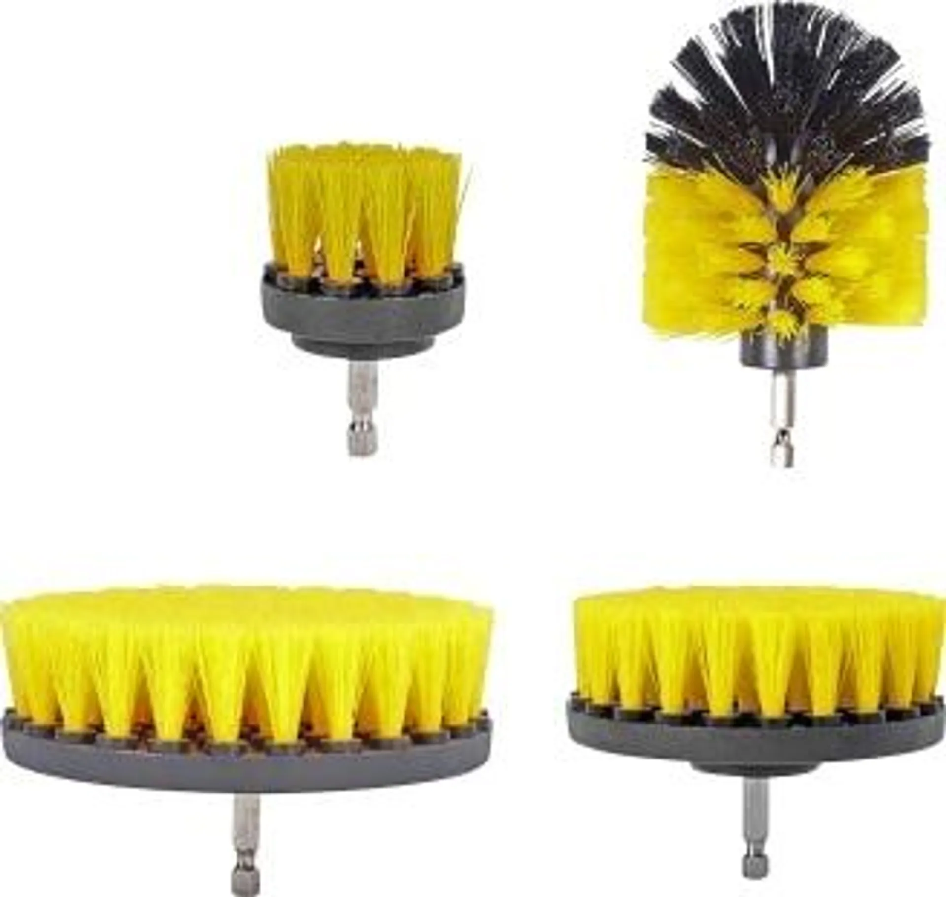 TITAN 4 pc Power Drill Brush Set