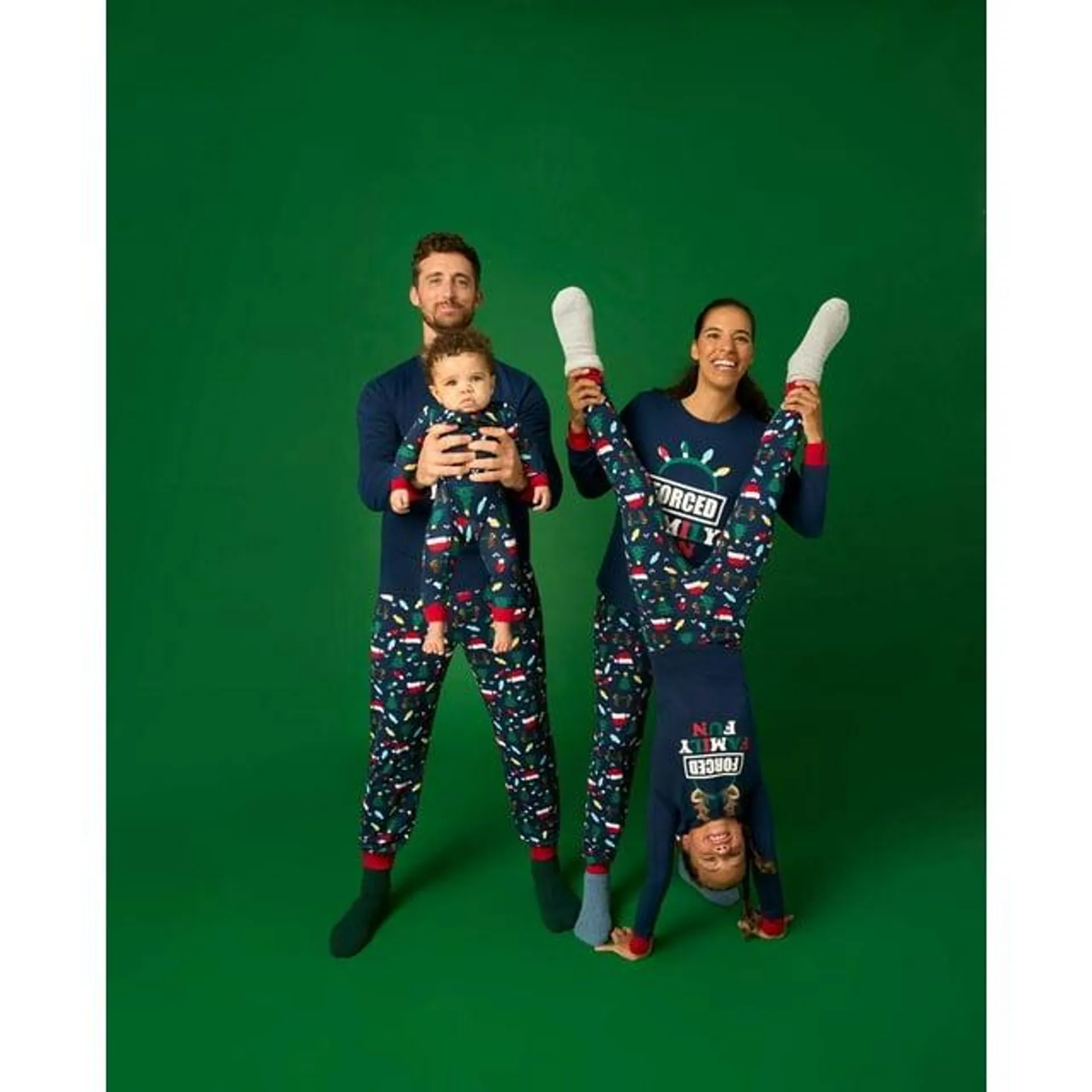 Christmas Matching Family Pajamas Set from Holiday Time, 2-Piece, Sizes S-XL