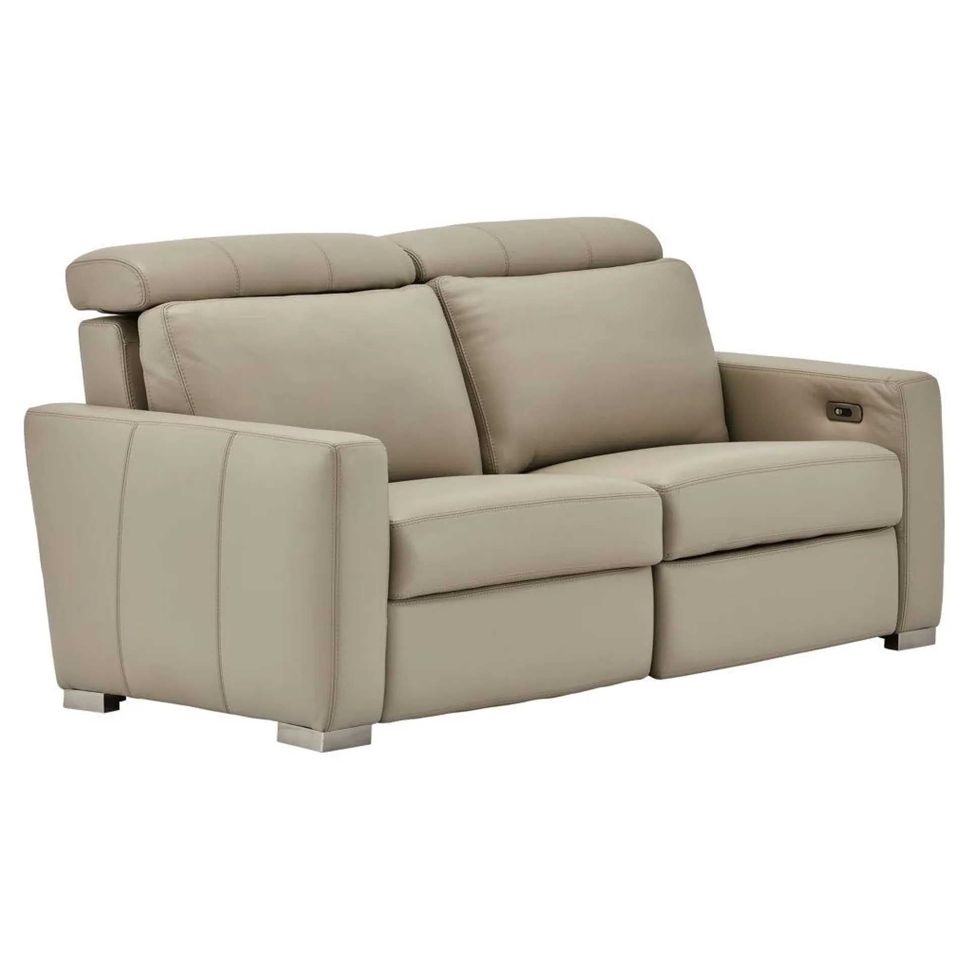 Sofa condo inclinable motorisé en cuir