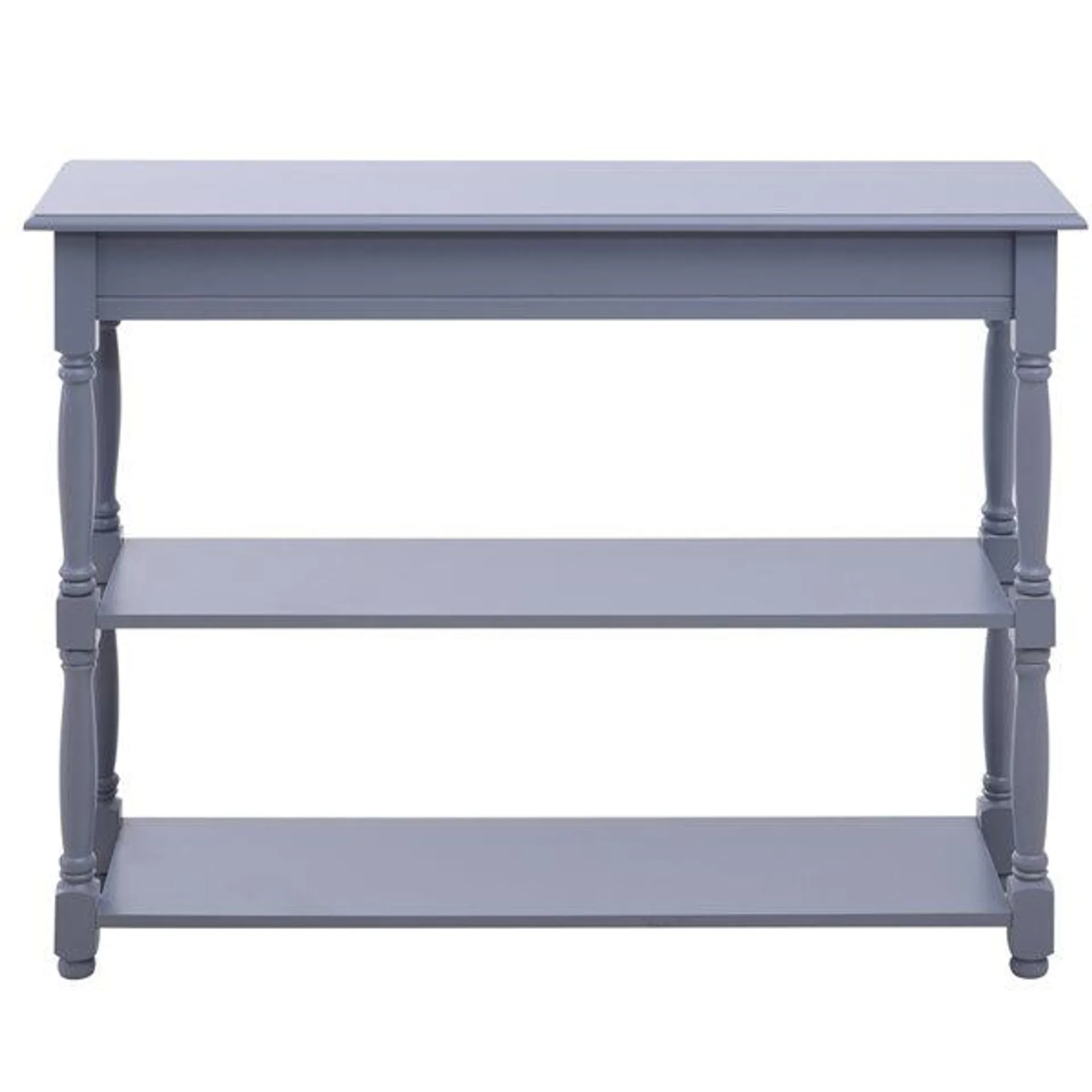 Table console moderne par HomCom en bois gris