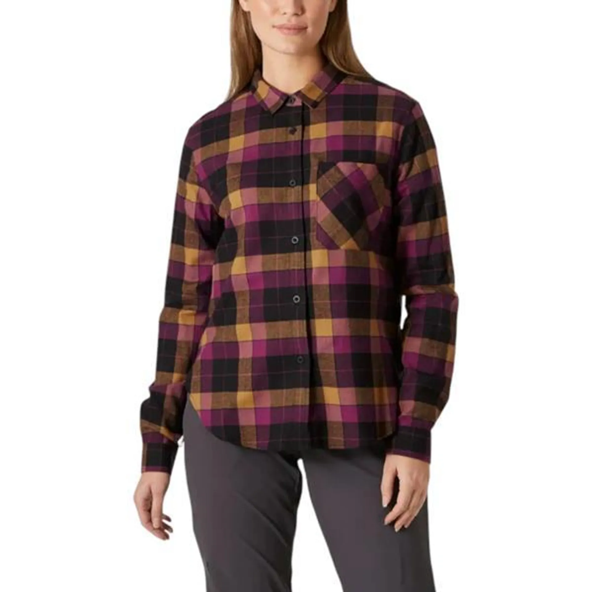 Chemise à manches longues en flanelle Lokka pour femme