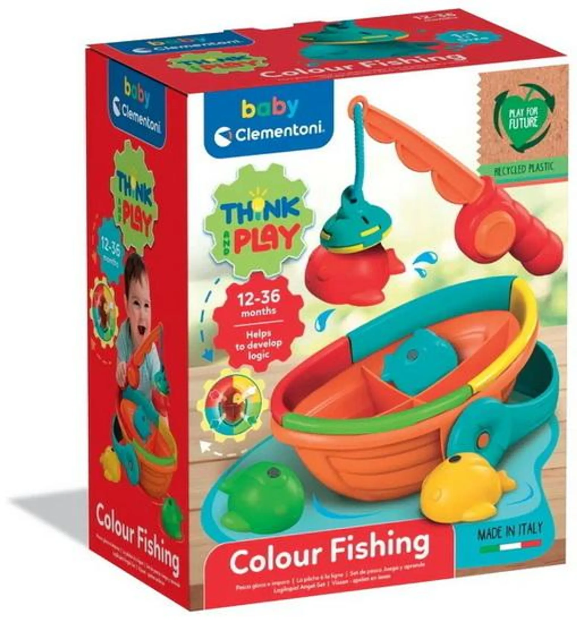 Pêche multicolore