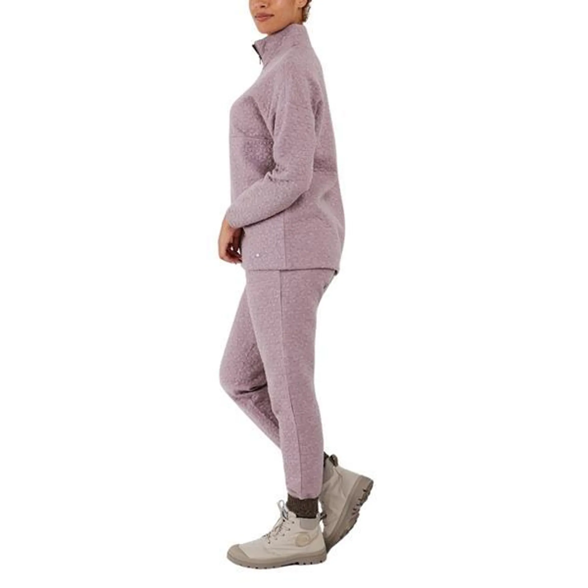 Chandail long pullover à quart de glissière Inga pour femme