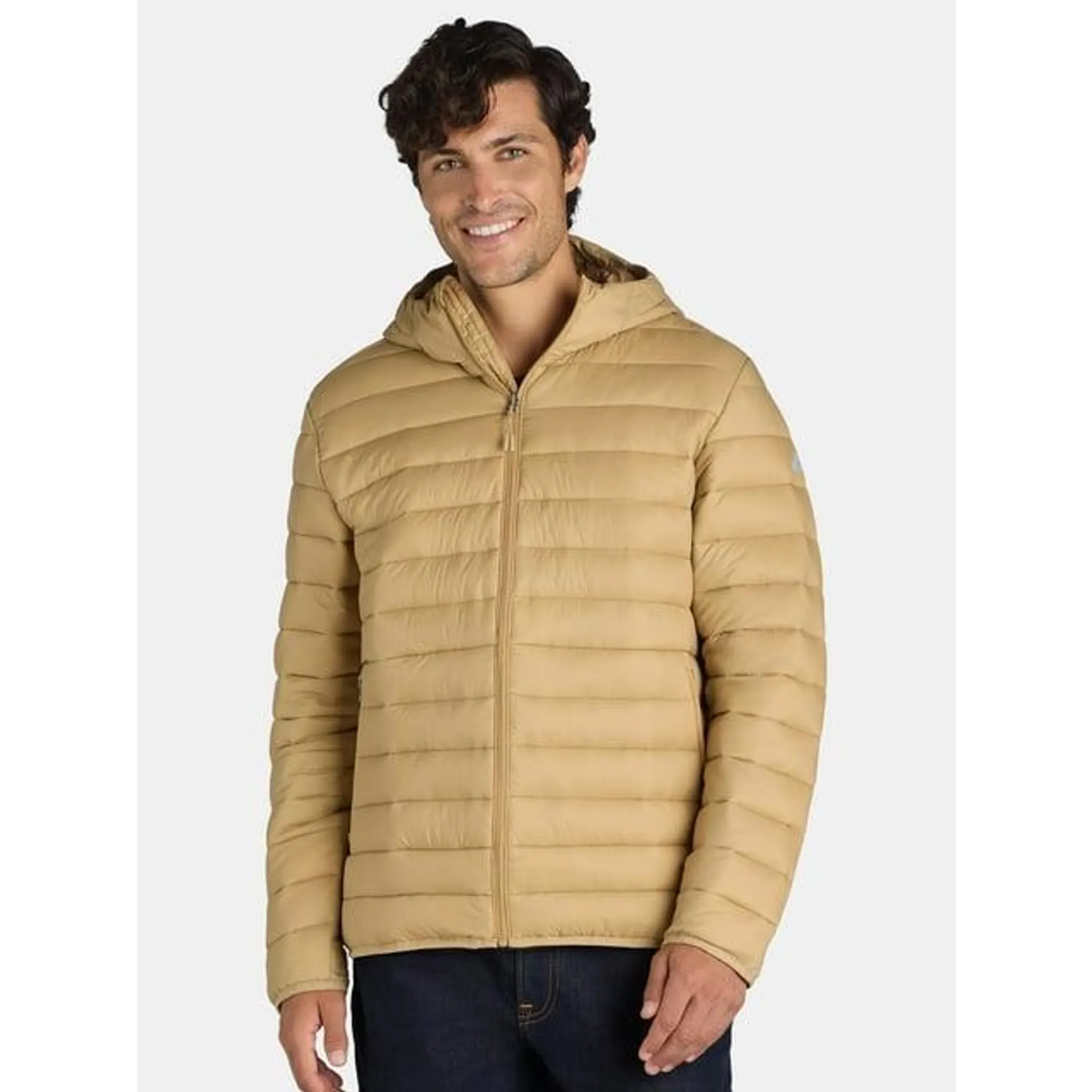 Ozark Trail Men's & Big Men’s Hooded Puffer Jacket, Sizes S-3XL