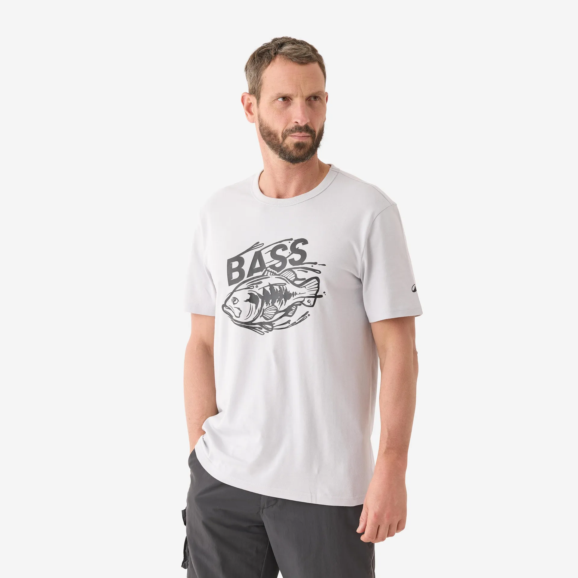 T-shirt de pêche à manches courtes – Black