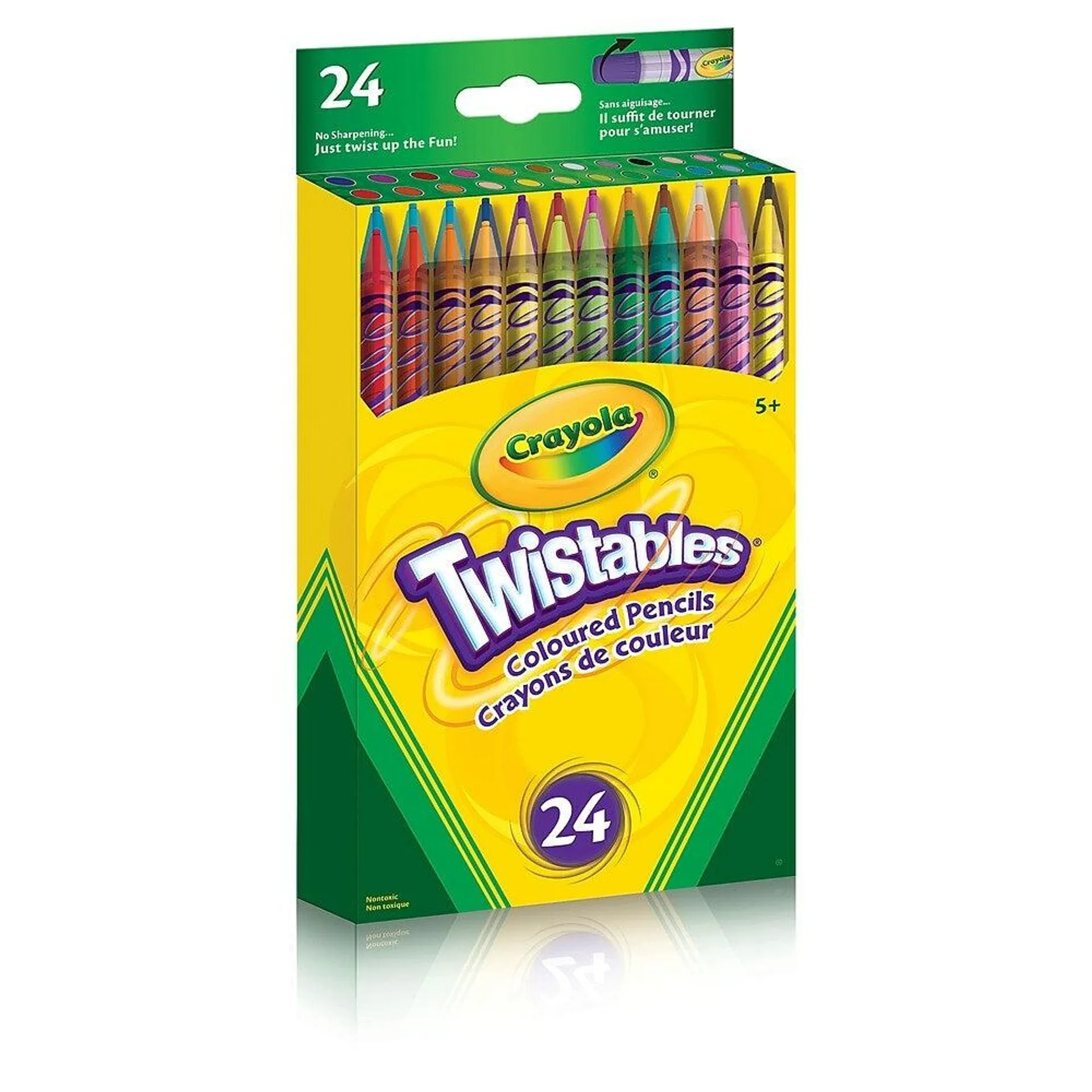 Crayola Crayons de couleur Twistables - paquet de 24