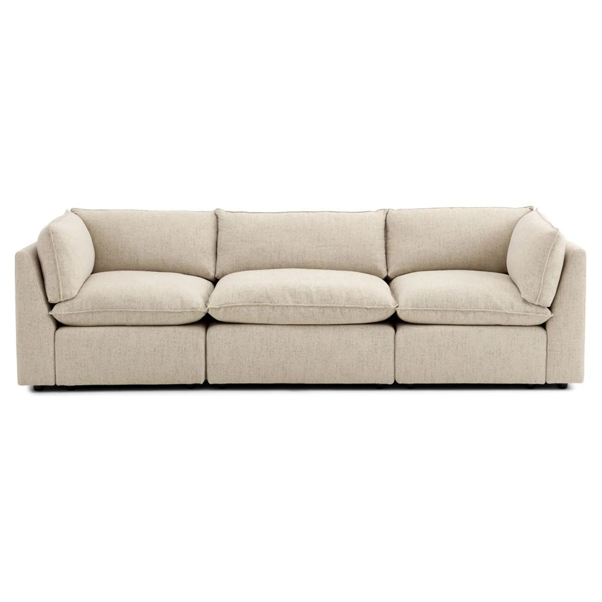 Sofa modulaire en tissu 2 pièces