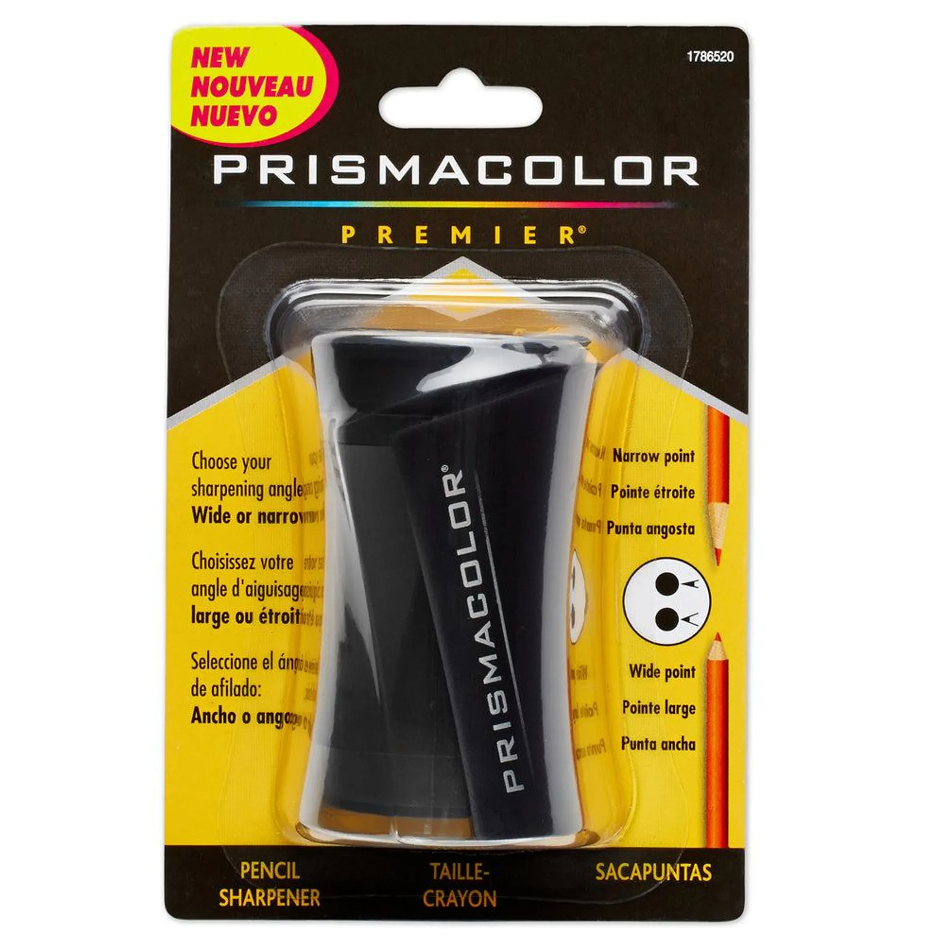 Taille-crayon Premier de Prismacolor, noir (1786520)