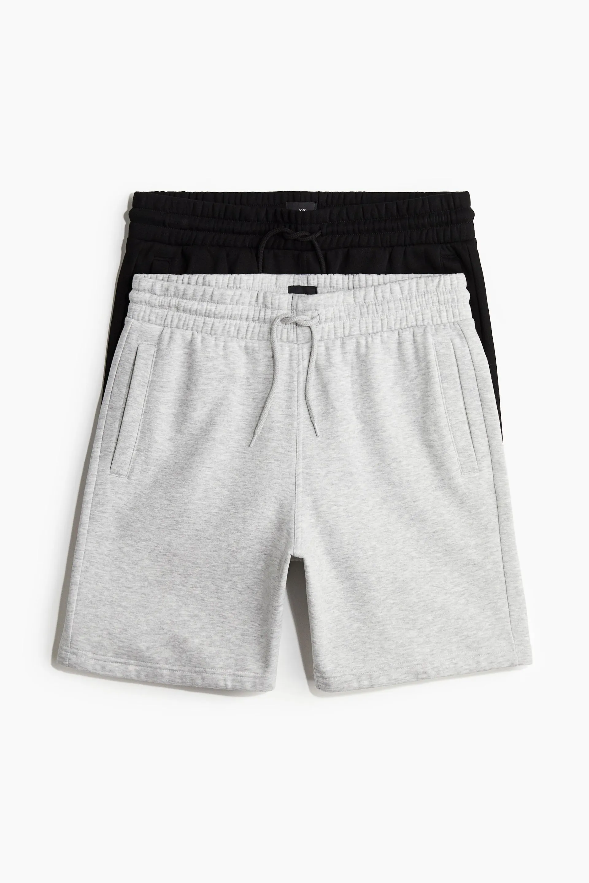 Lot de 2 shorts Coupe Classique en molleton