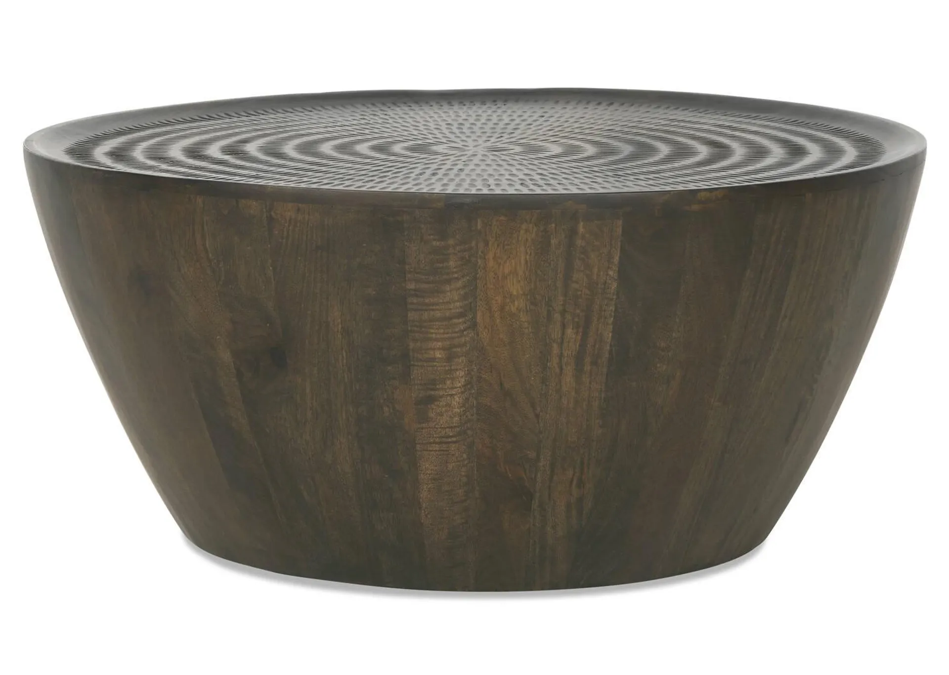 Table basse ronde Jarita -Umed cuivre