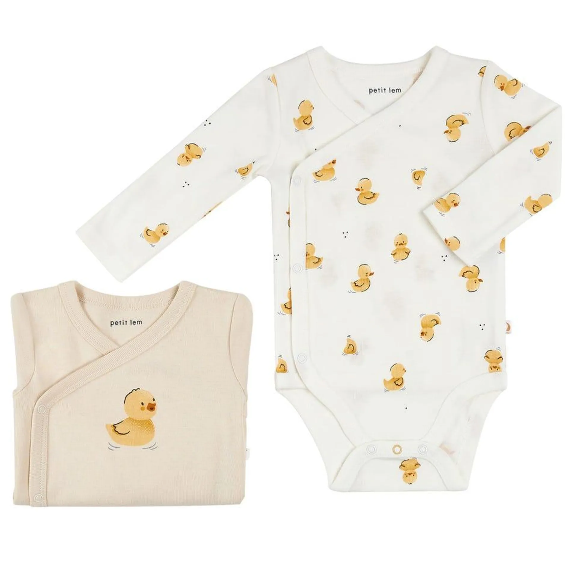 Ducks Long Sleeves 2 Pieces Bodysuits 0-12m