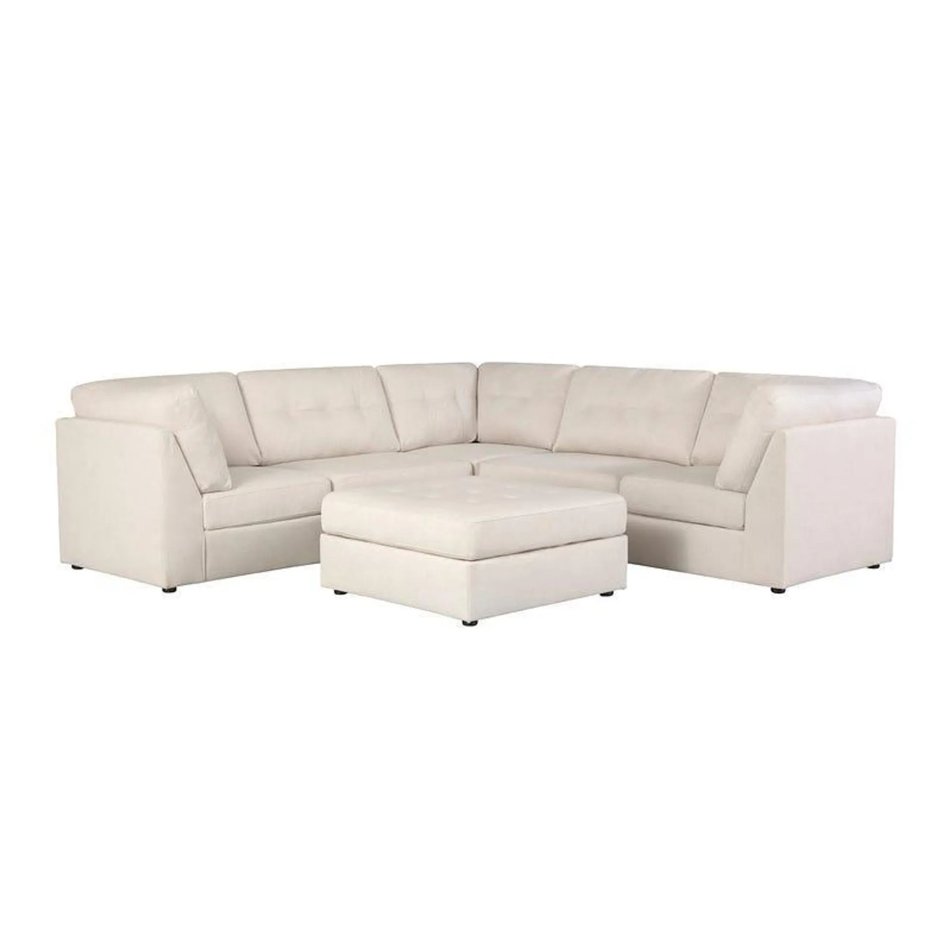 Sectionnel modulaire avec ottoman - 6 mcx