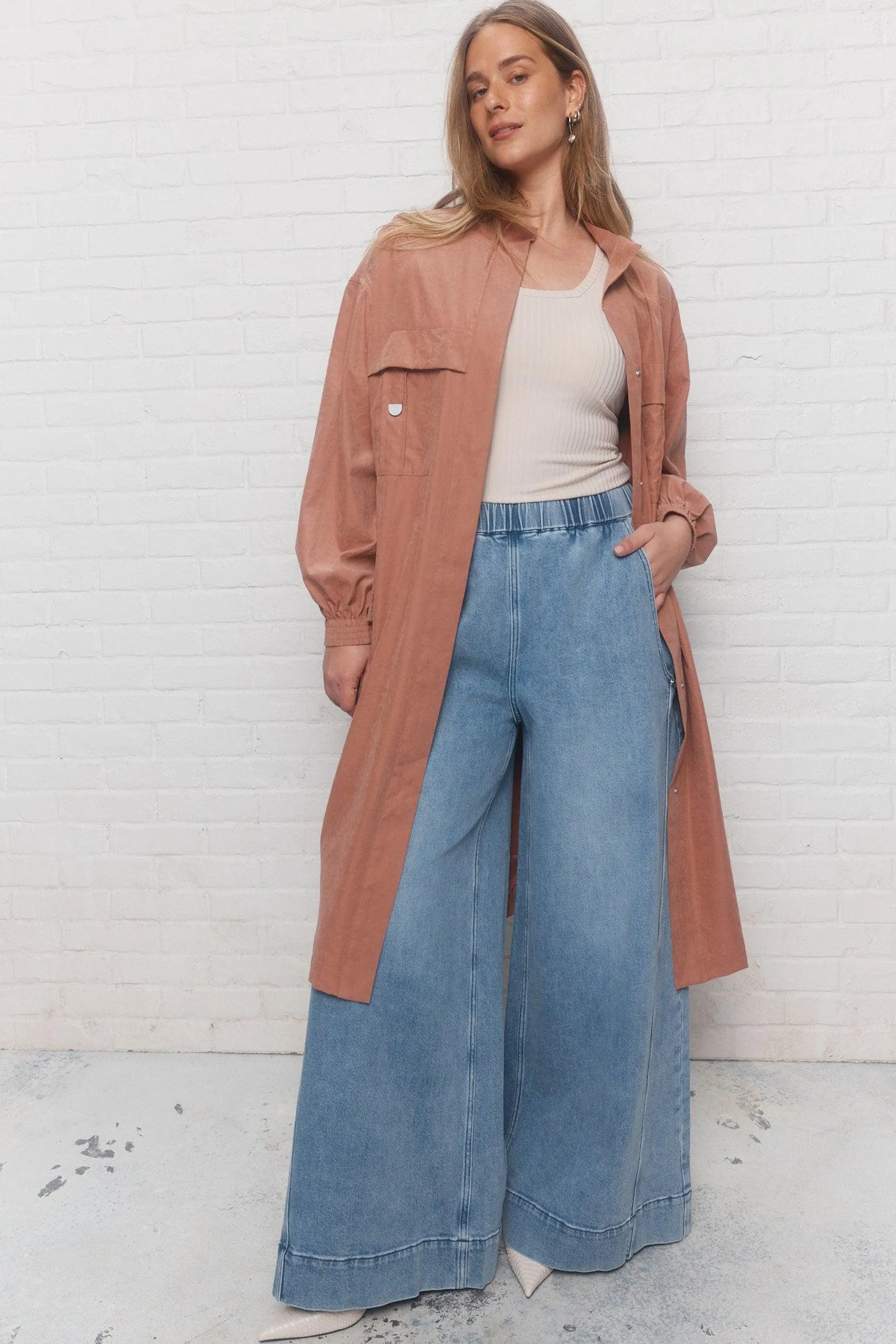 Colene | Veste terracotta