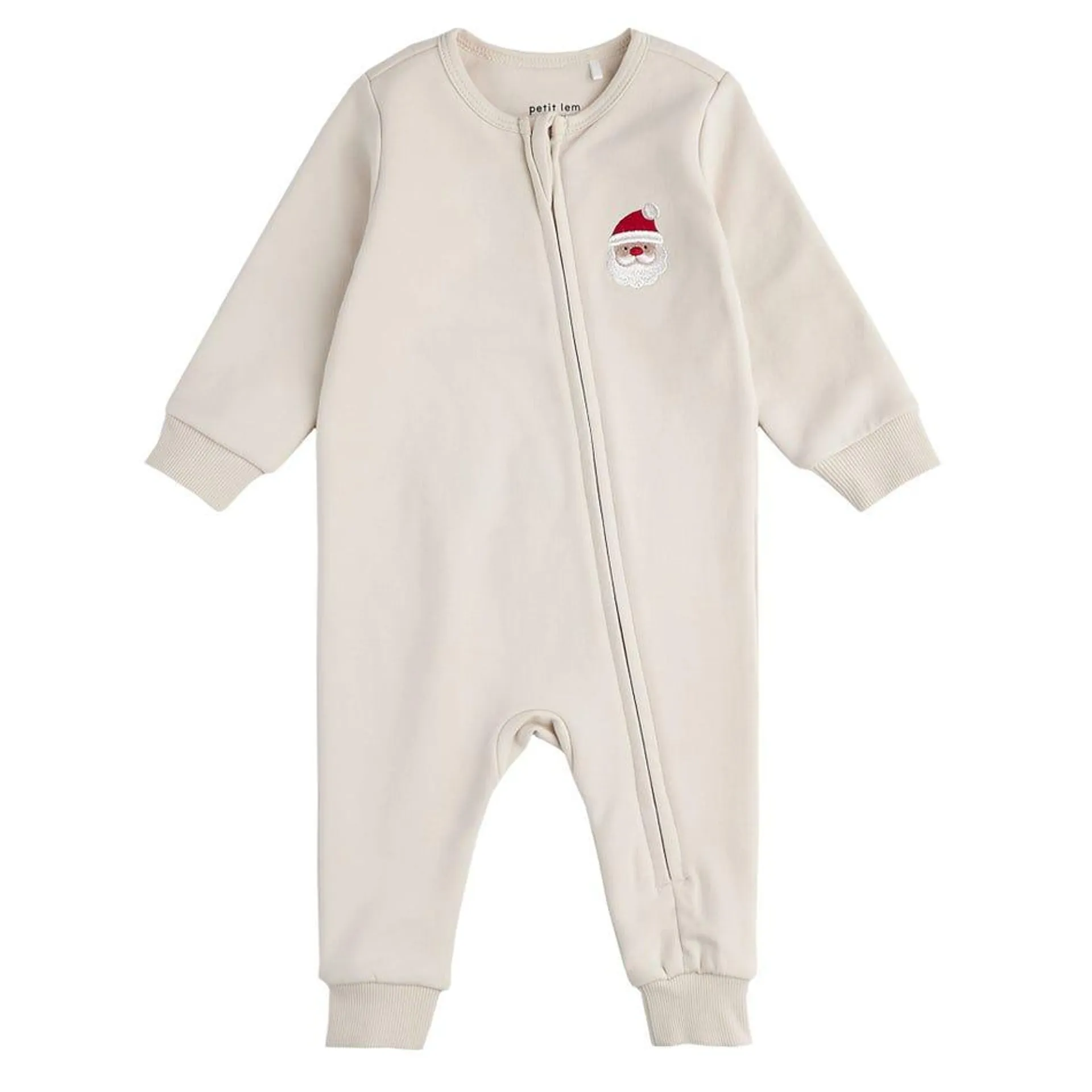 Santa Baby Fleece Playsuit