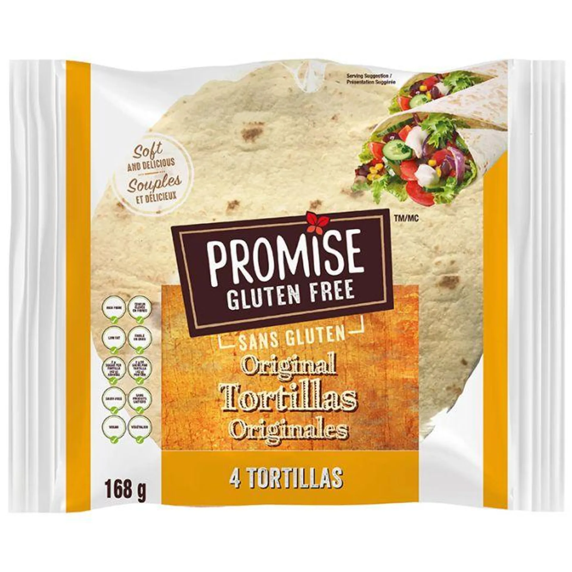 Tortillas originales sans gluten | 168 g