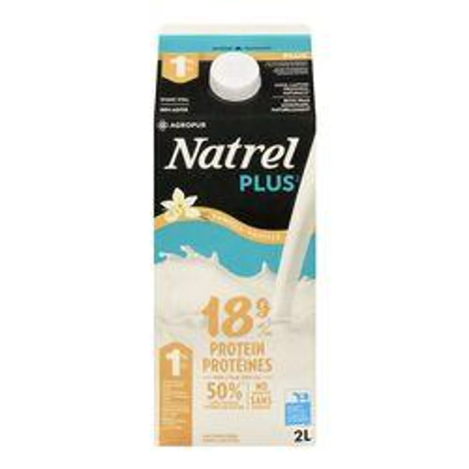 Vanilla Flavoured 1% Protein Milk, Plus