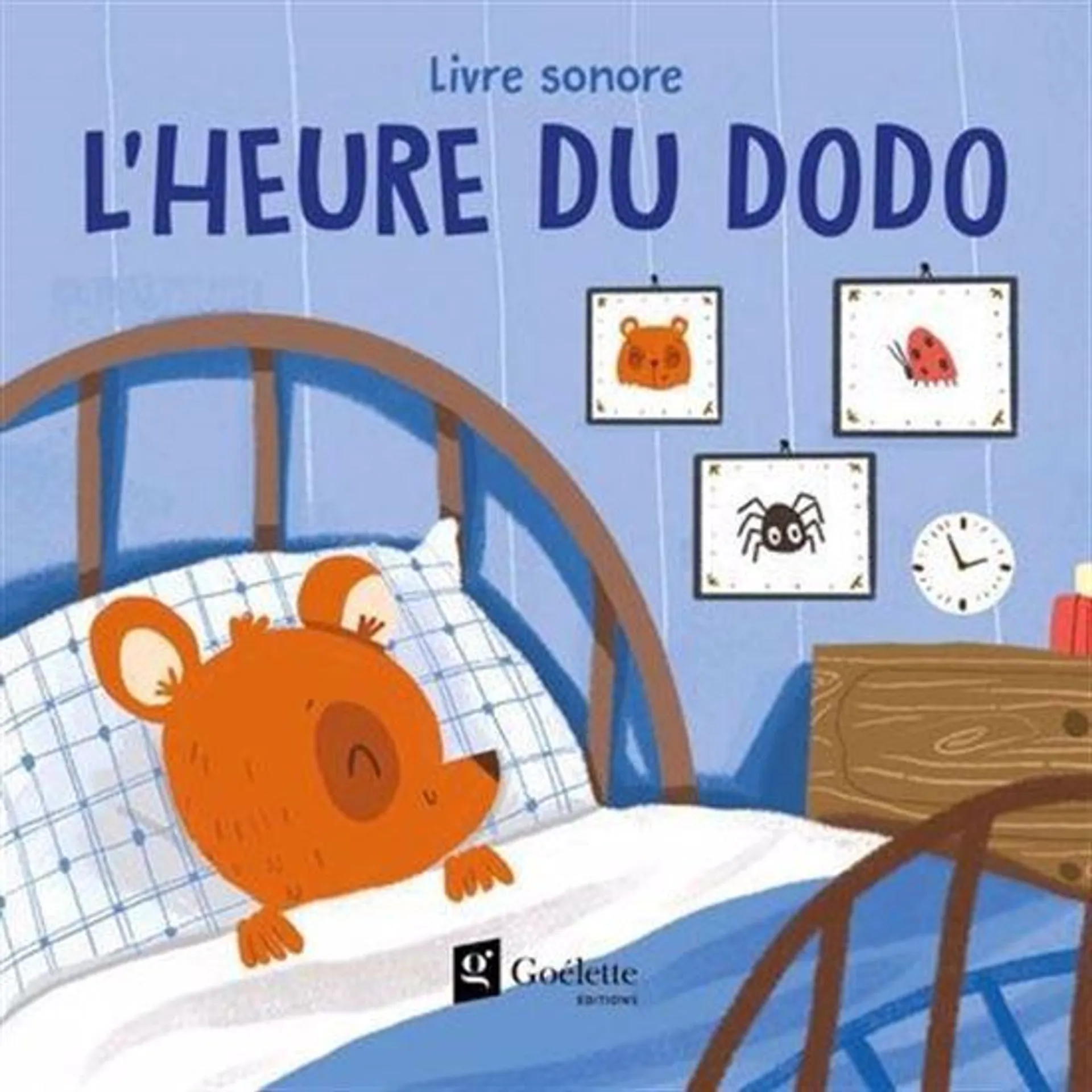 Livres sonores : L’heure du dodo