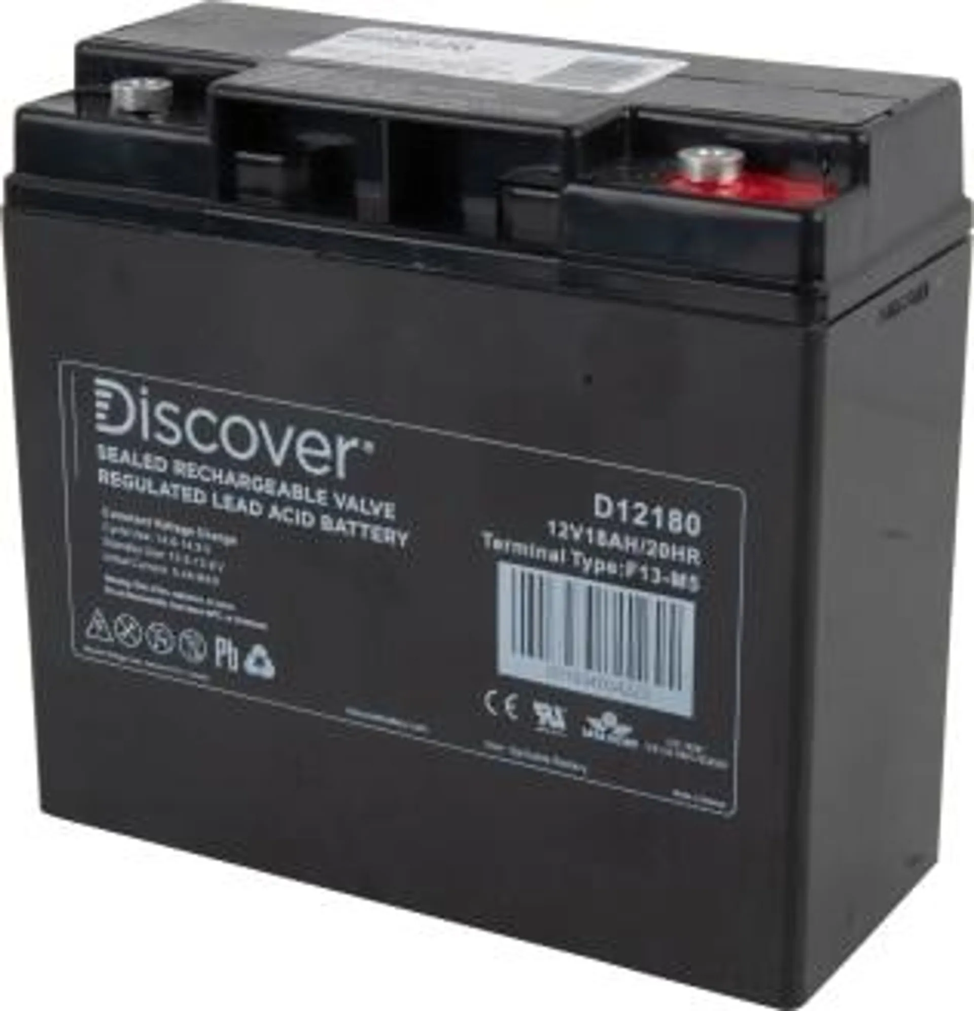 DISCOVER D12180 SLA Battery