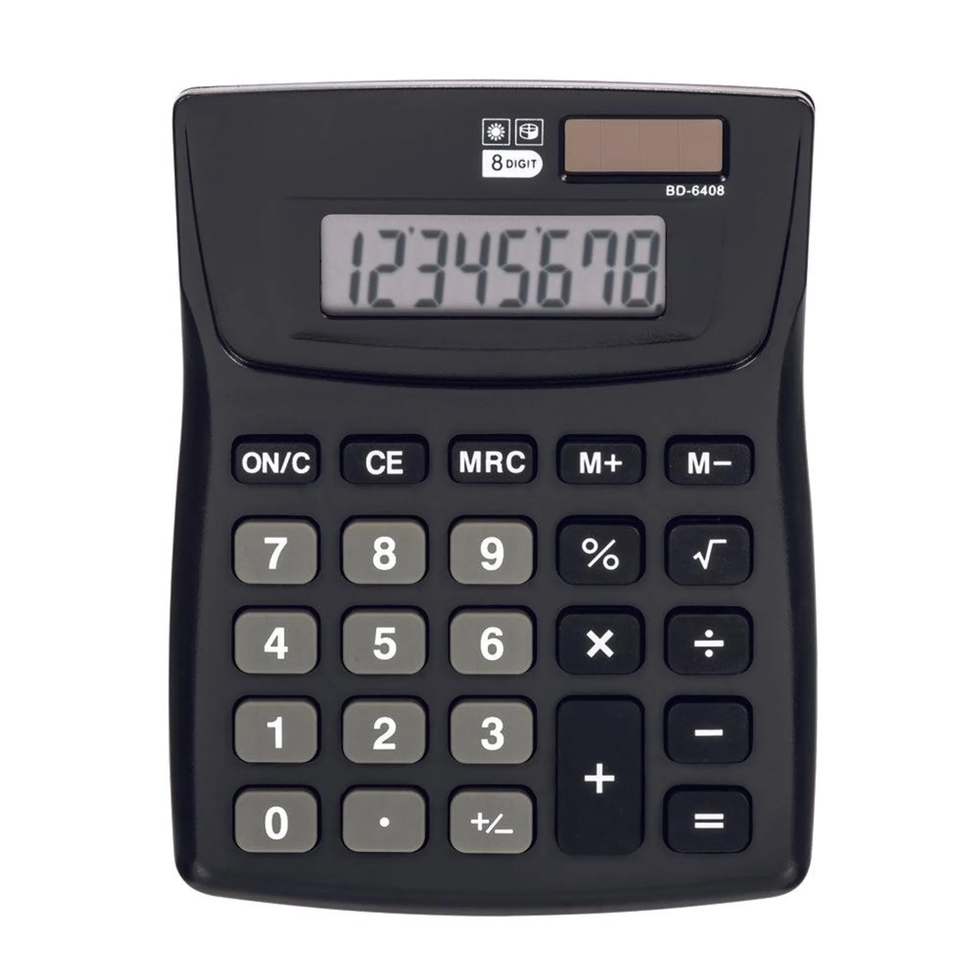 Baseline − Calculatrice de bureau BD-6408 à 8 chiffres