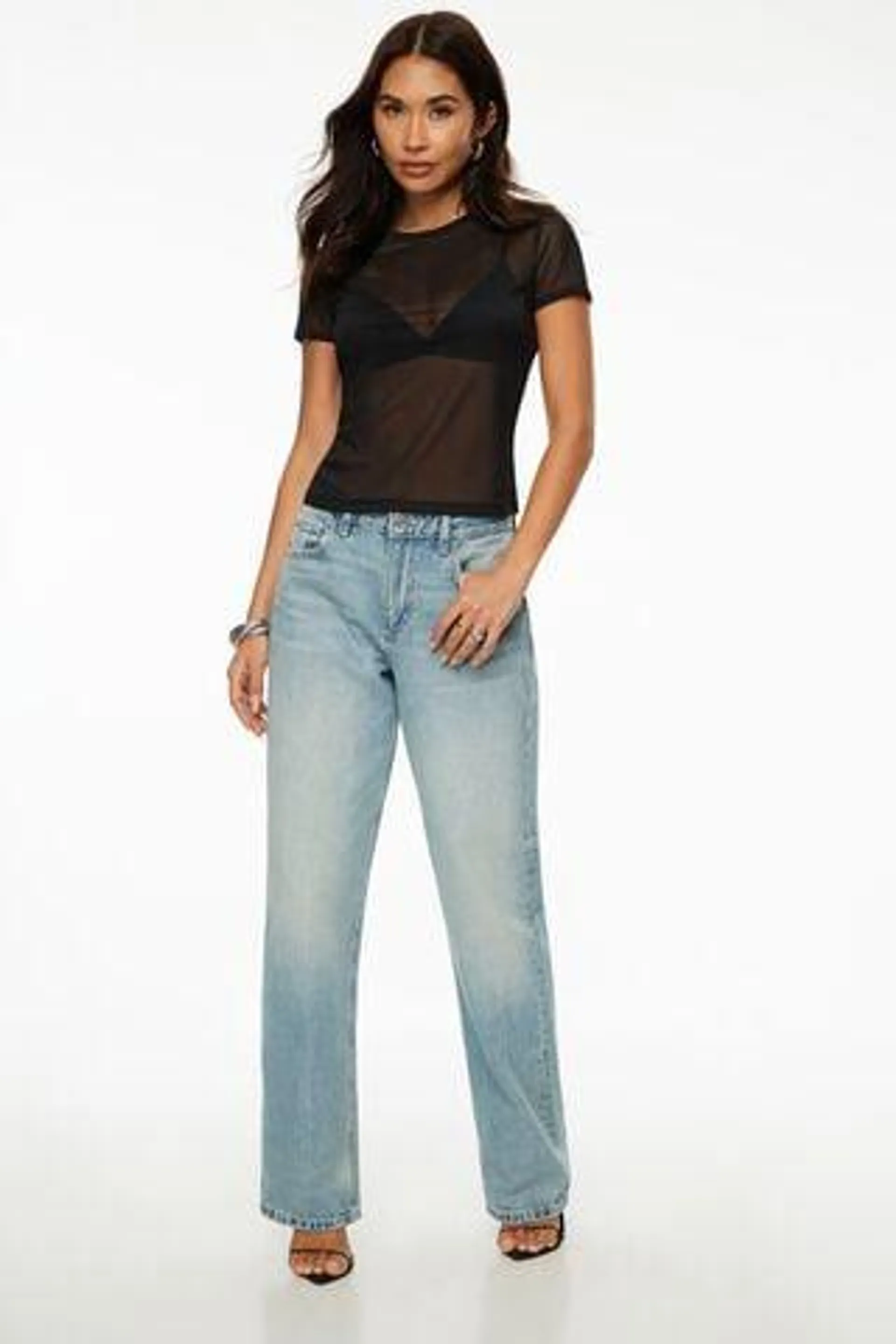 Drea Sheer Mesh Tee