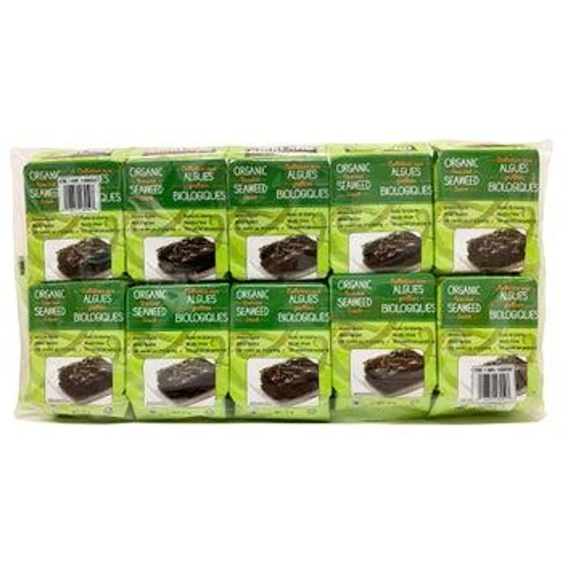 Kirkland Signature Organic Roasted Seaweed Snack, 10-count