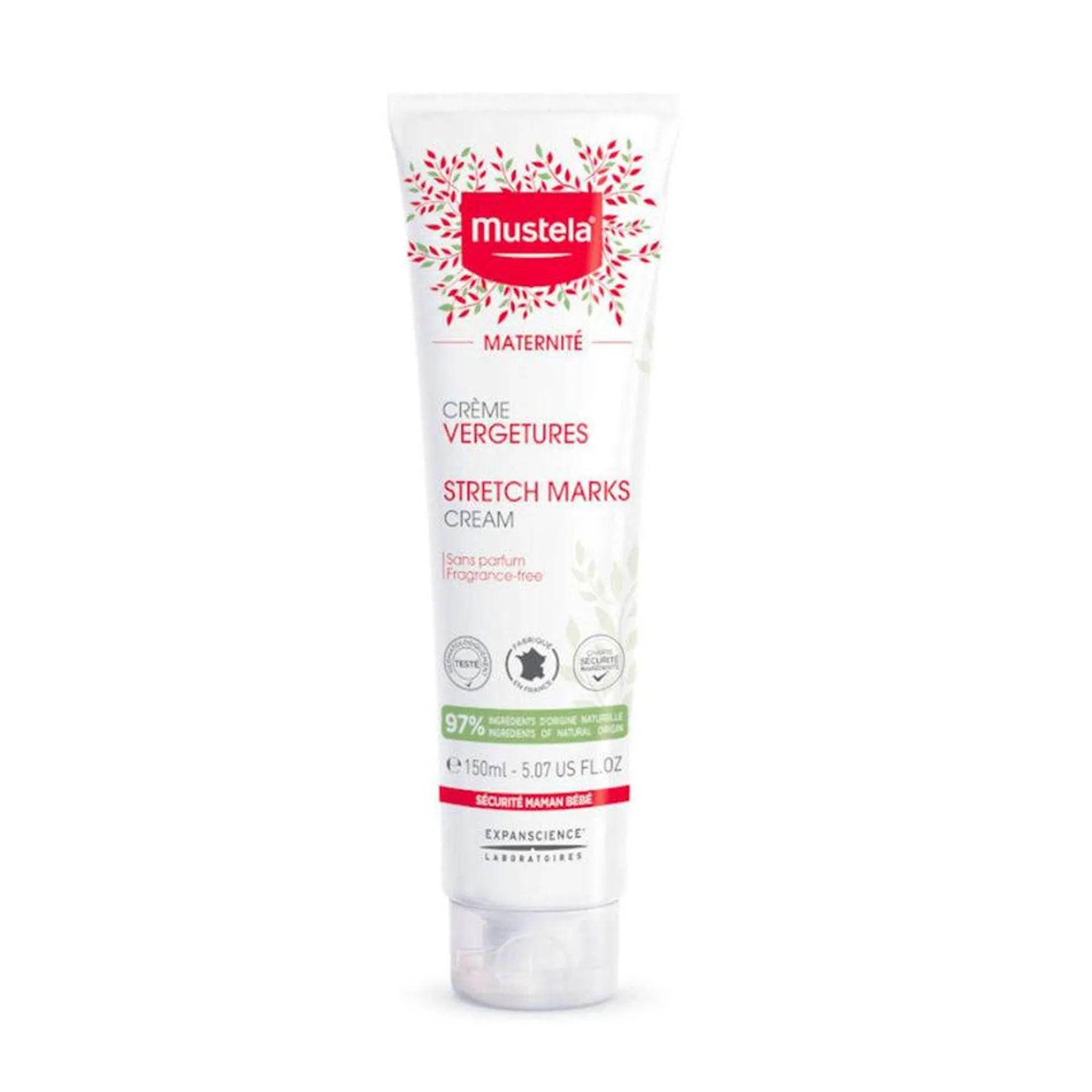 Crème Prévention Vergetures 3-en-1 Sans Parfum 150ml