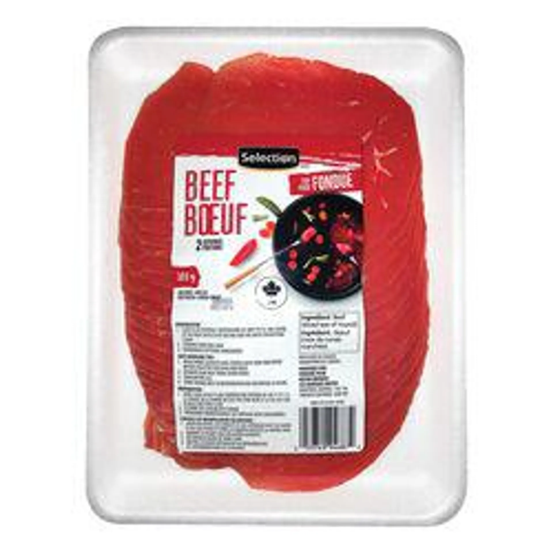 Frozen Beef for Fondue