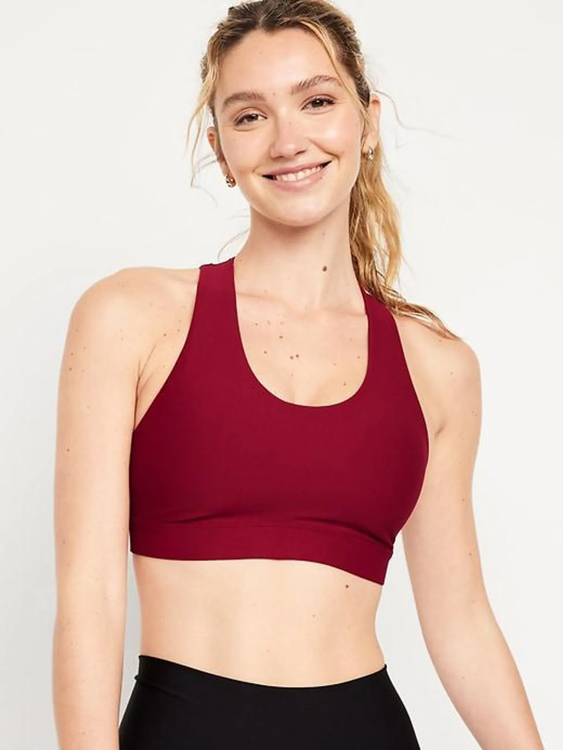 Medium Support PowerSoft Cross-Strap Sports Bra