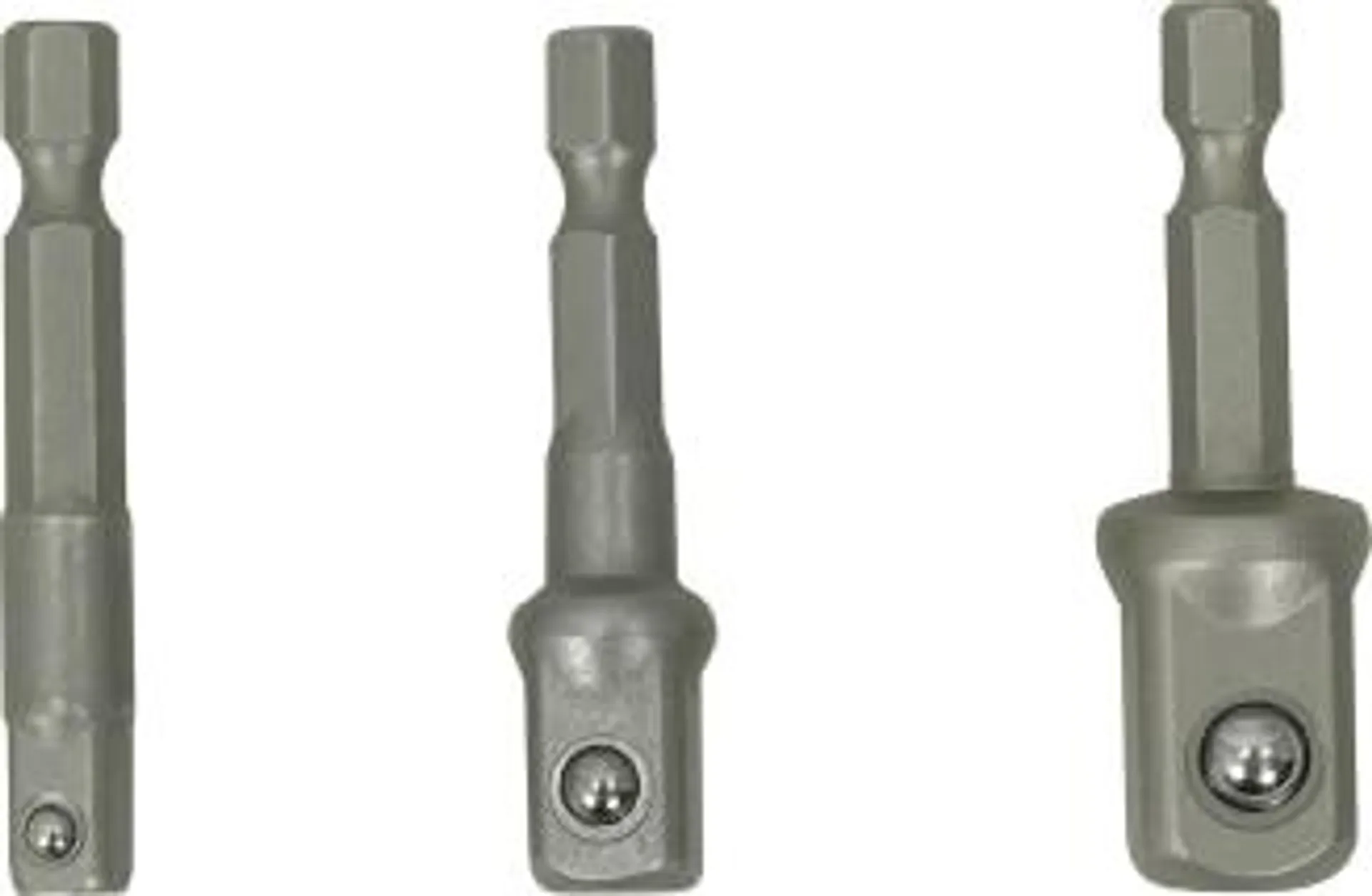 POWERFIST 3 pc Hex Shank Socket Driver Set