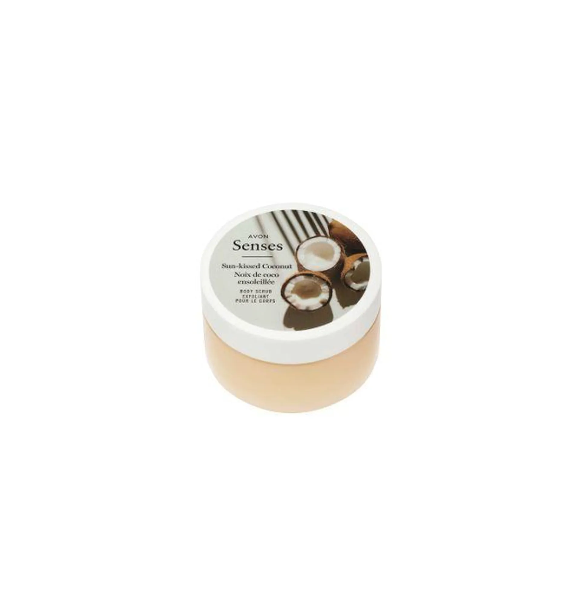 Exfoliant pour le corps Noix de coco ensoleillée Avon Senses